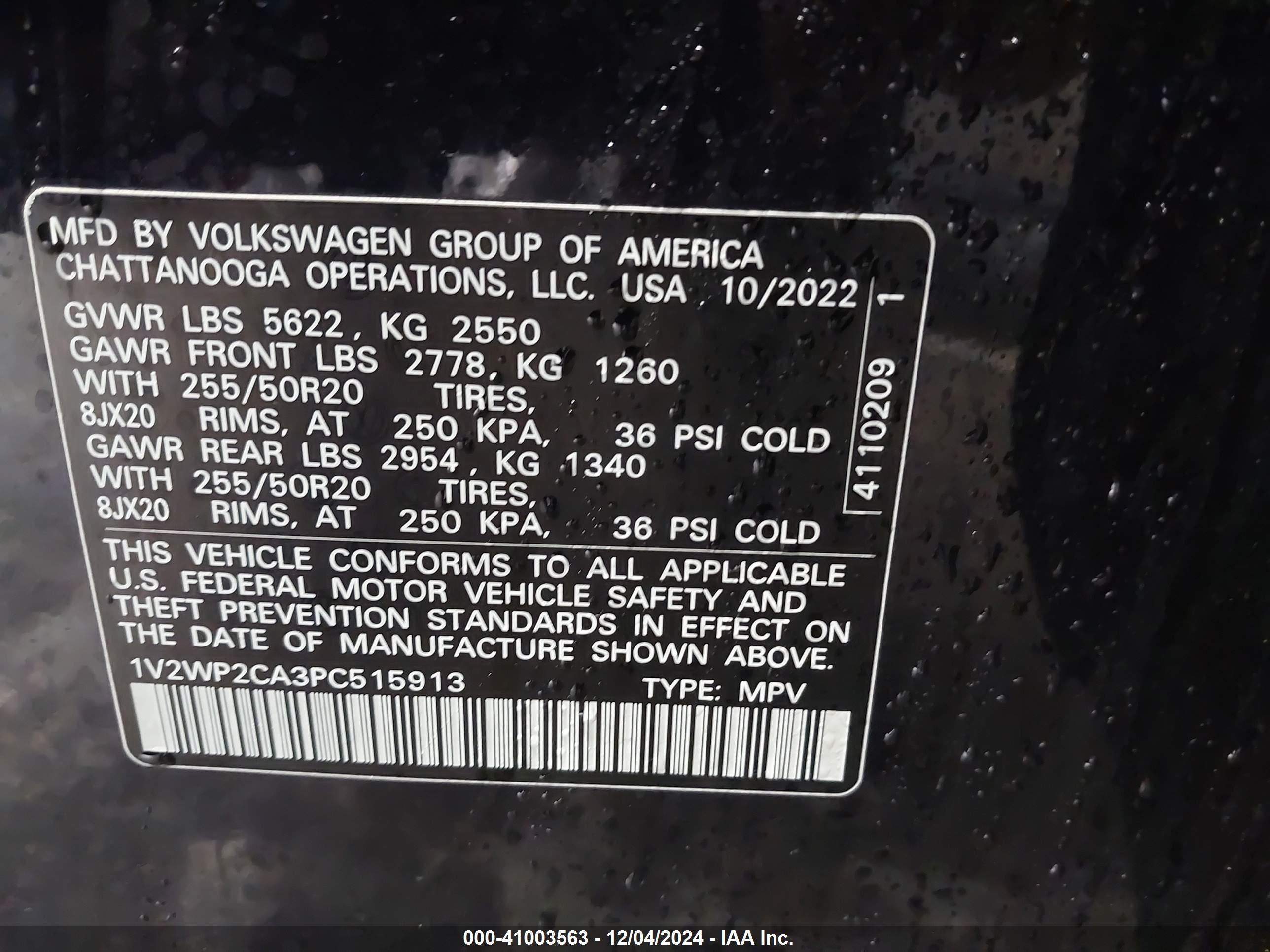VOLKSWAGEN ATLAS image 9