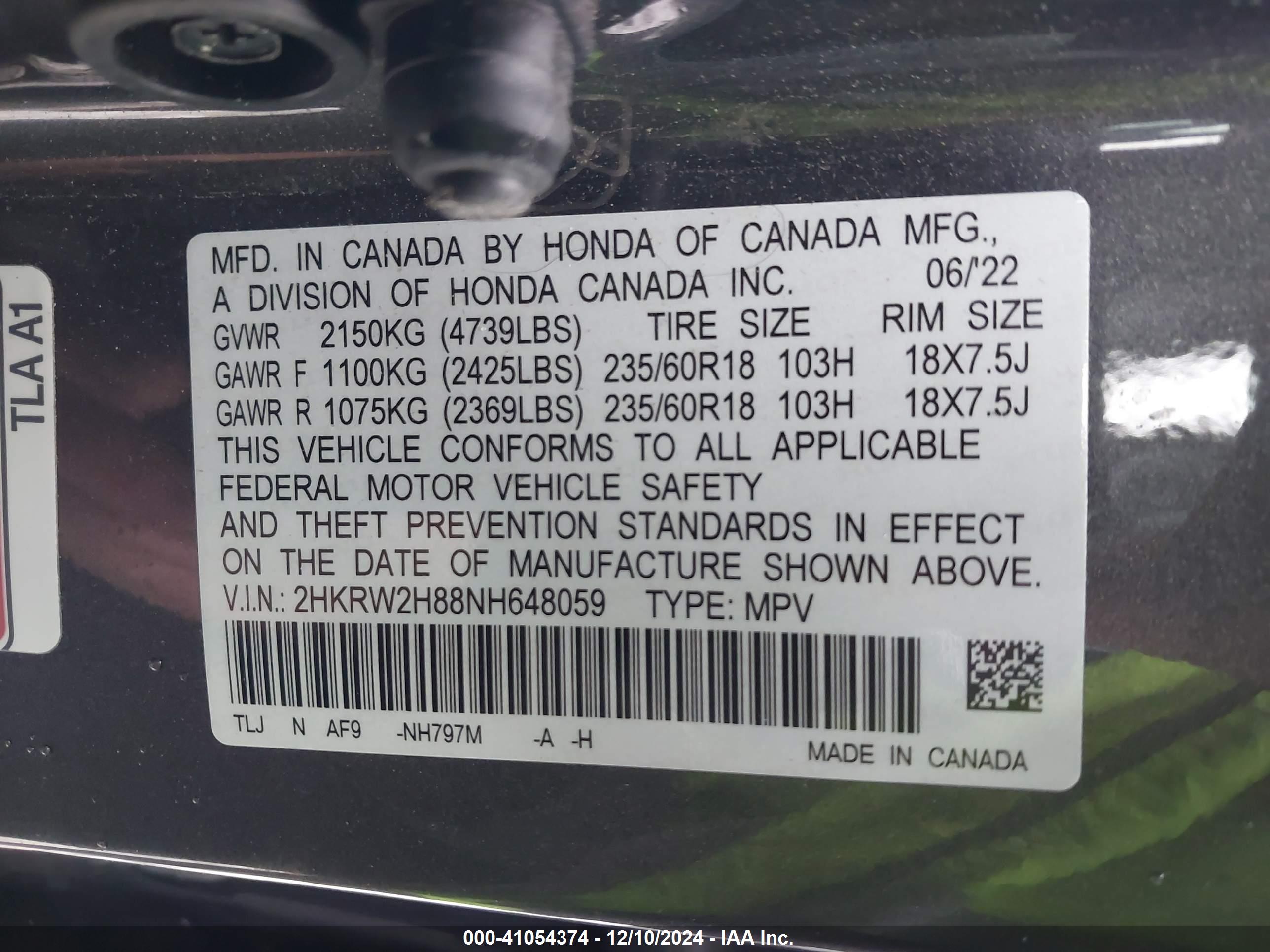 HONDA CR-V image 9
