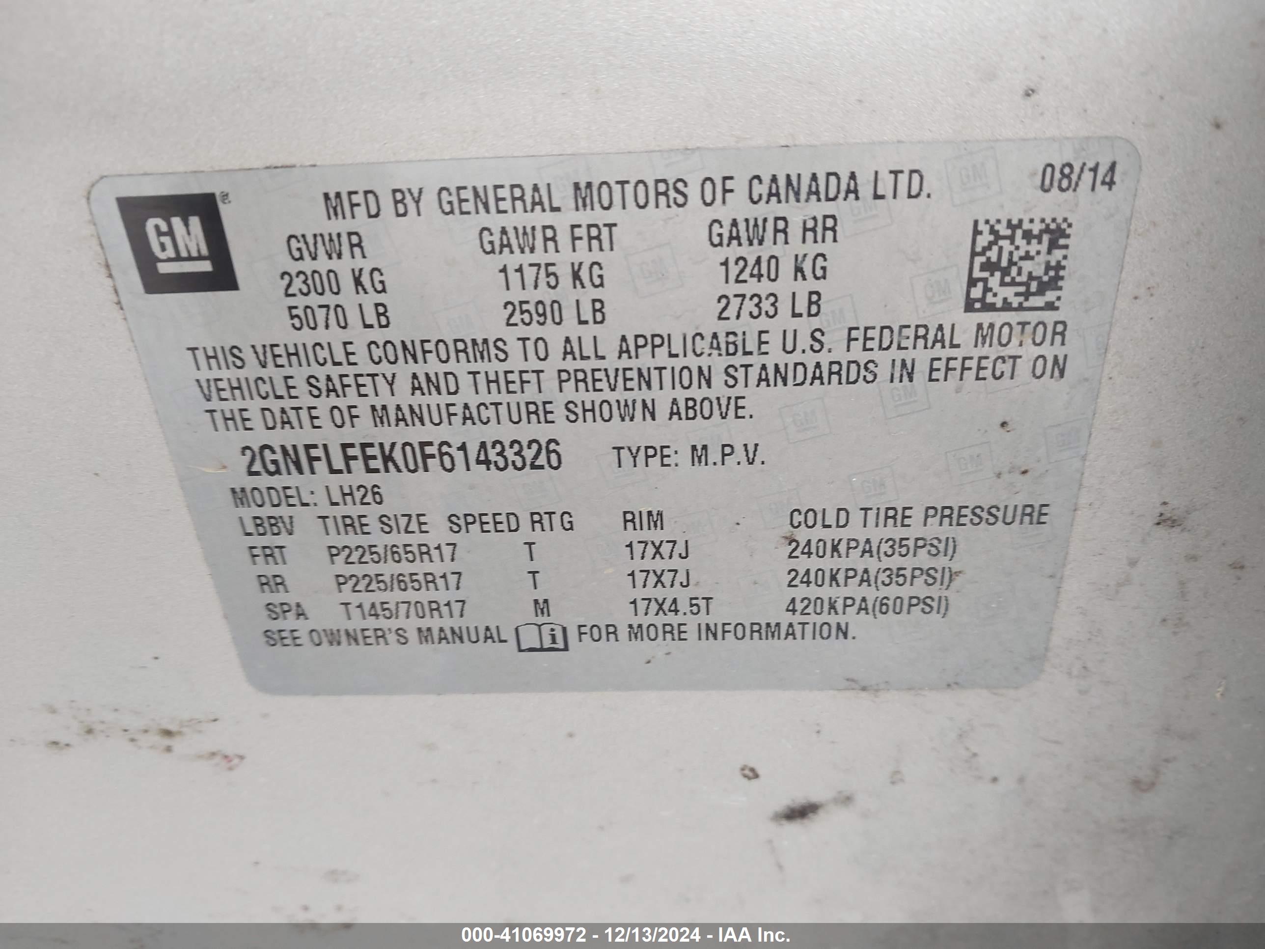 CHEVROLET EQUINOX image 9