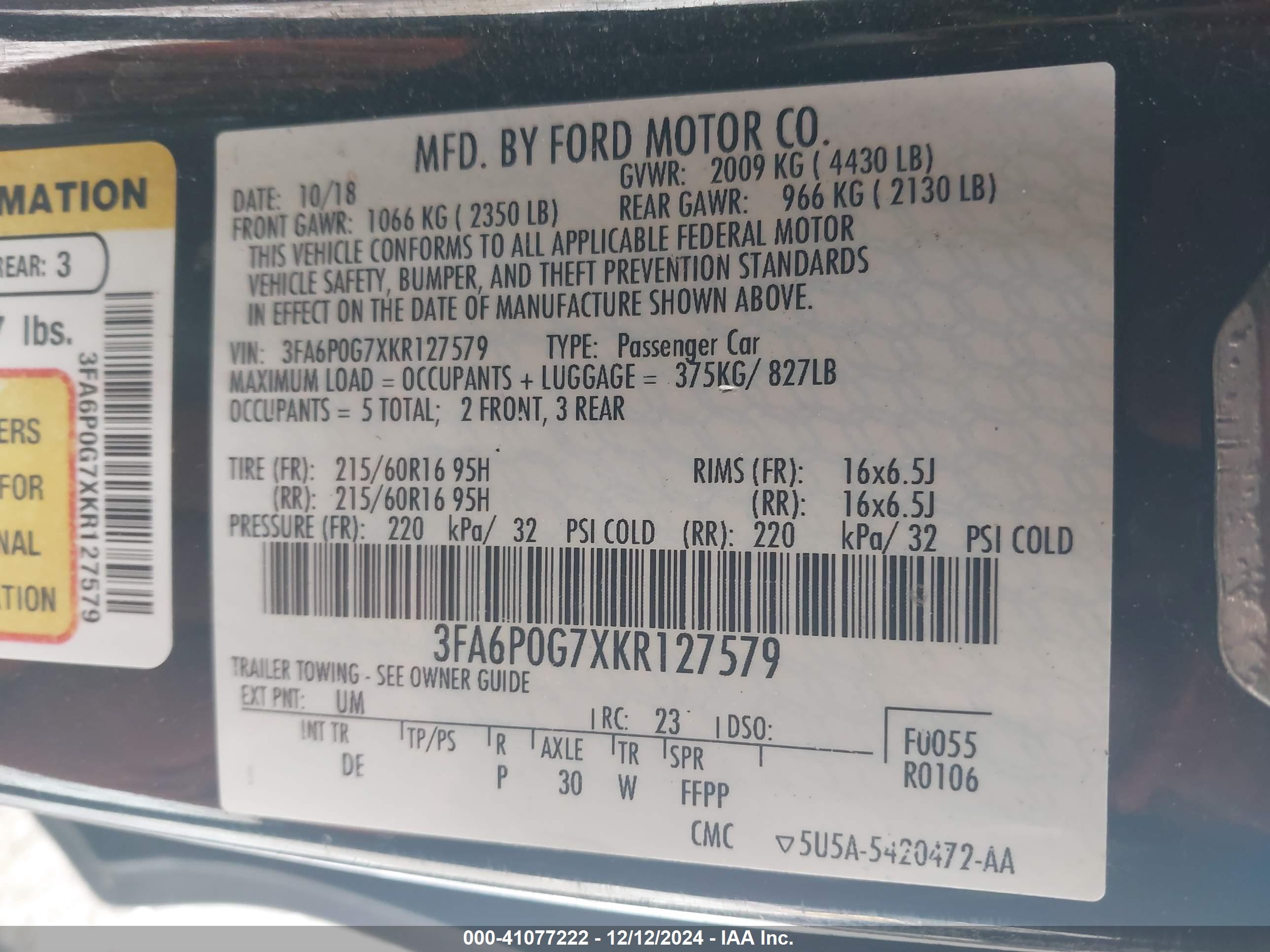 FORD FUSION image 9