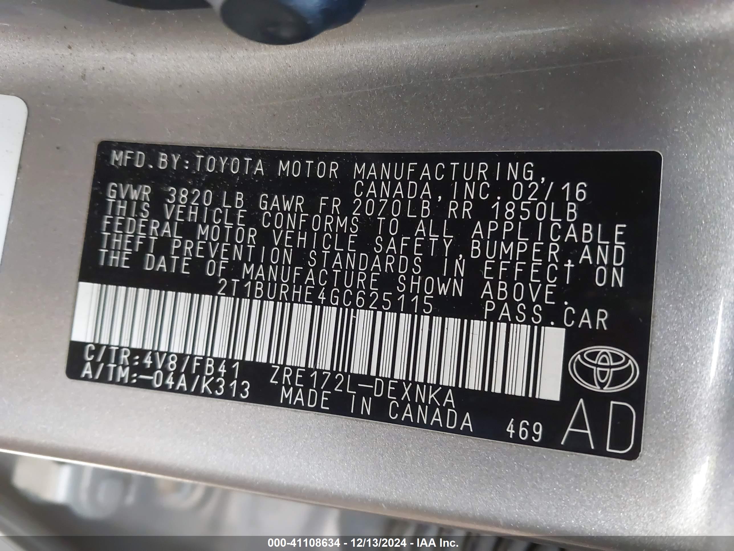 TOYOTA COROLLA image 9