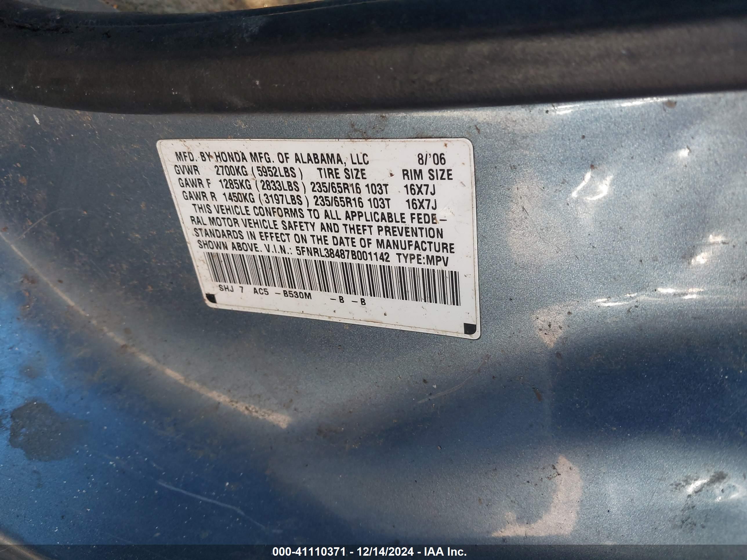 HONDA ODYSSEY image 9