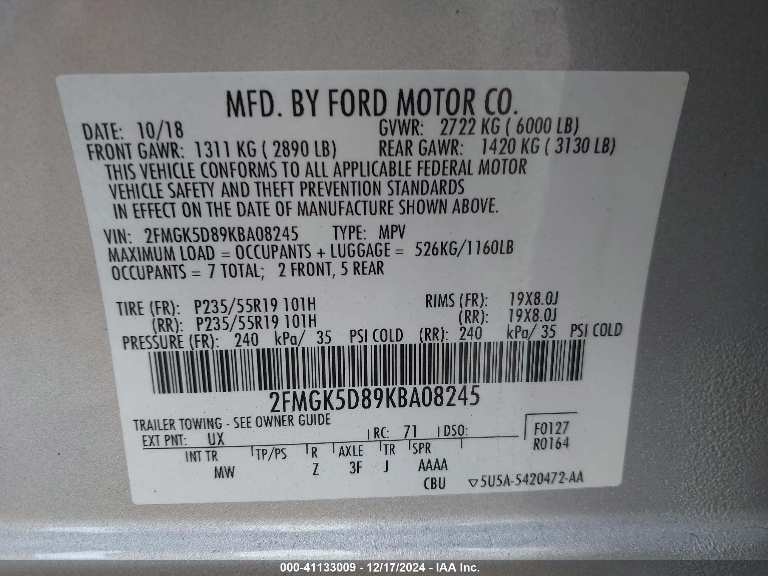 FORD FLEX image 9