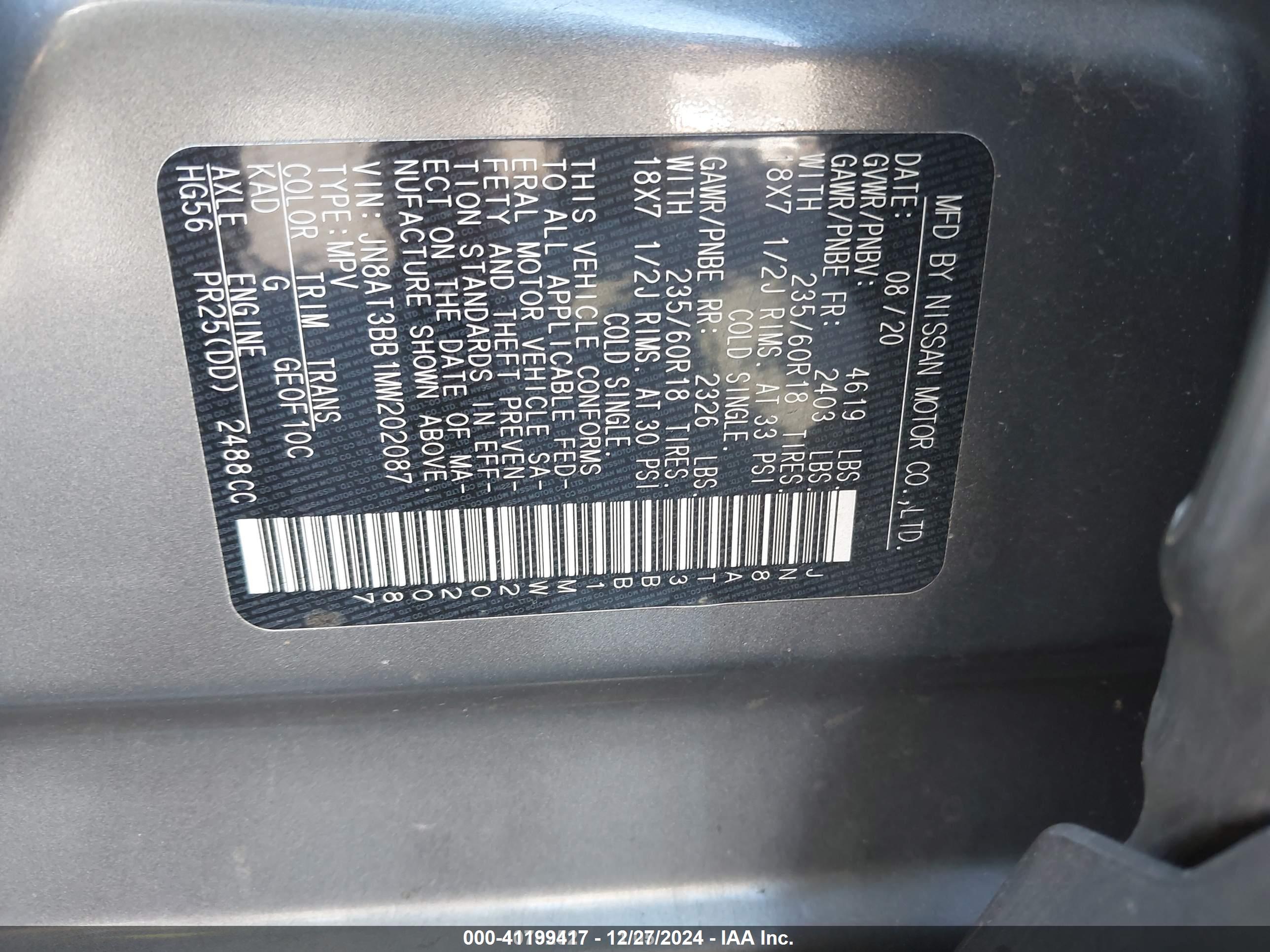 NISSAN ROGUE image 9