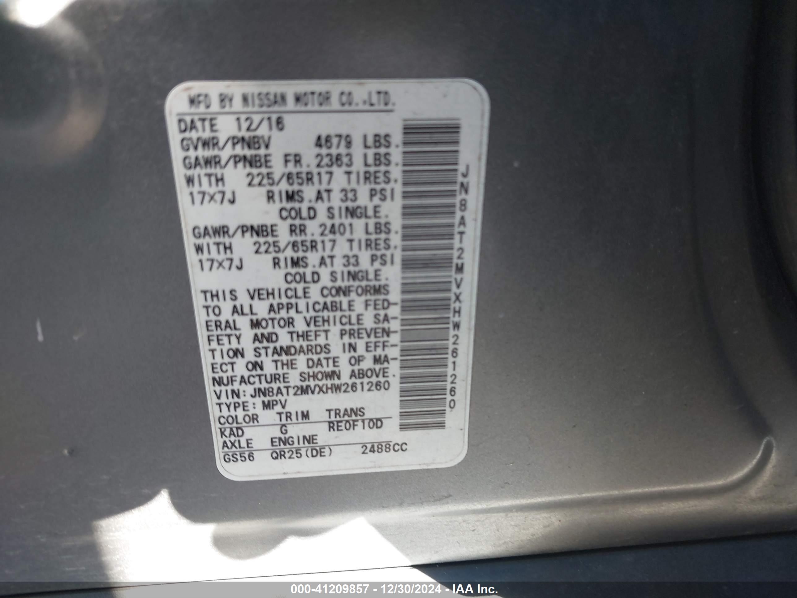 NISSAN ROGUE image 9