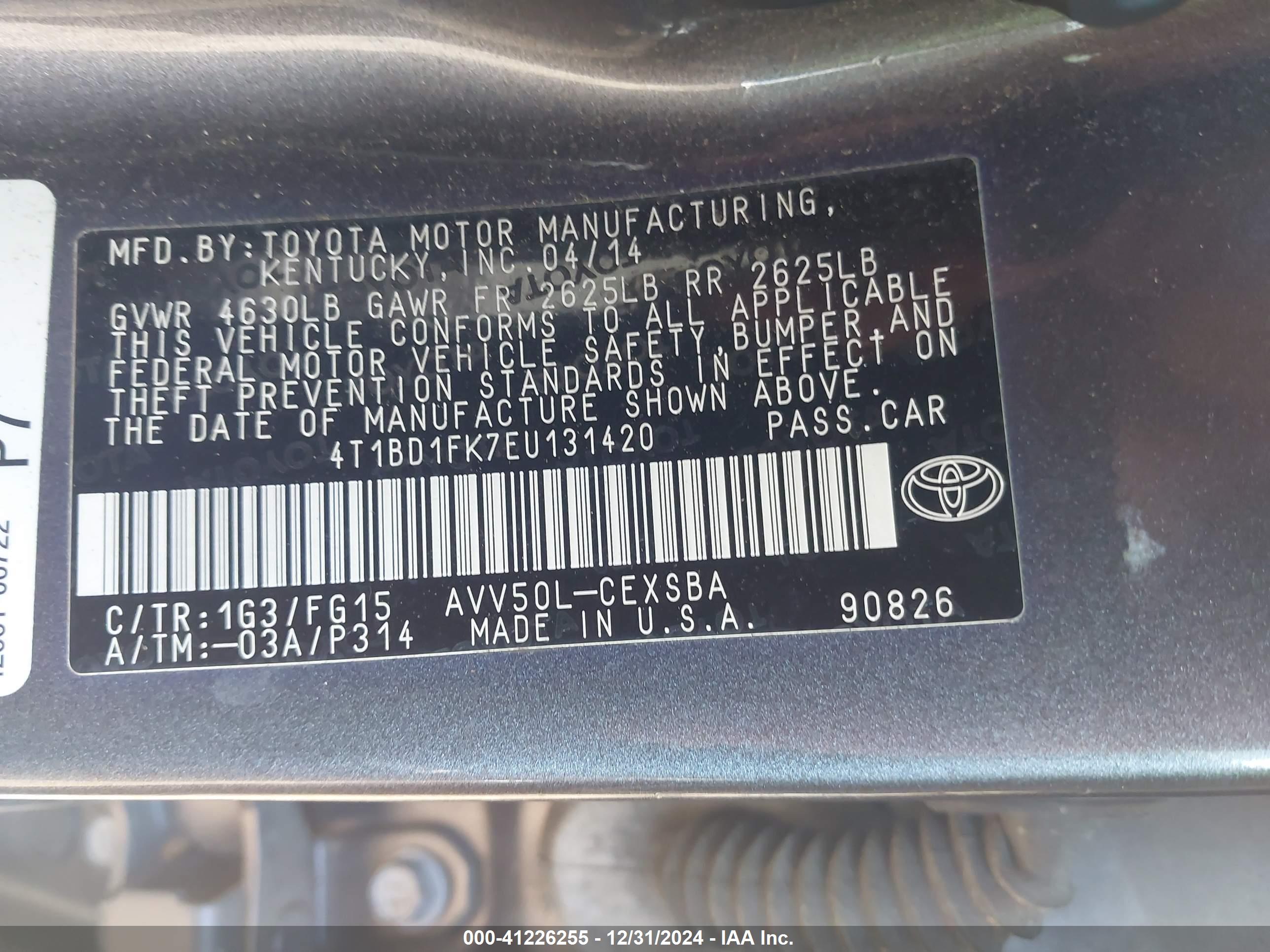 TOYOTA CAMRY image 9