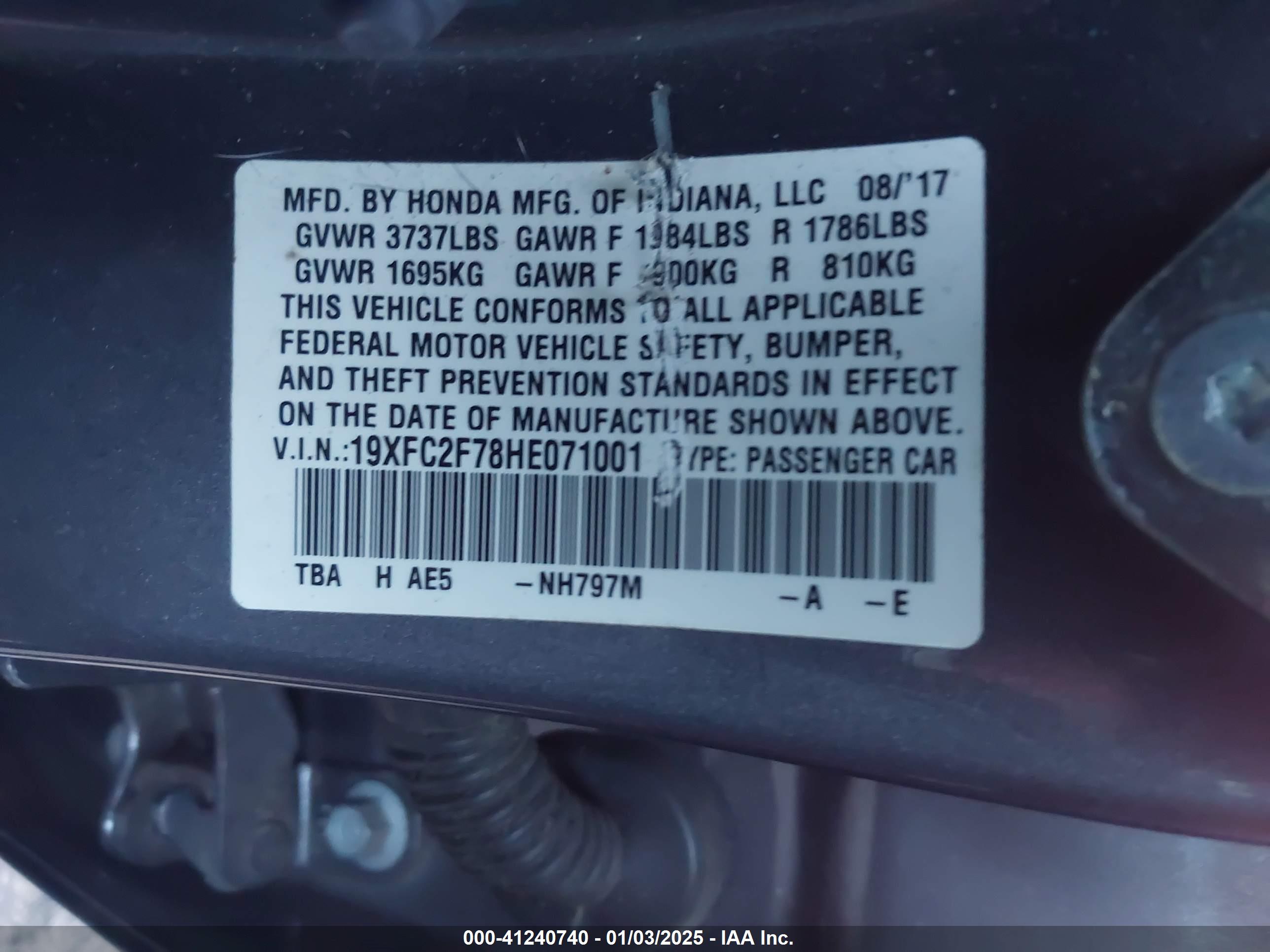 HONDA CIVIC image 9