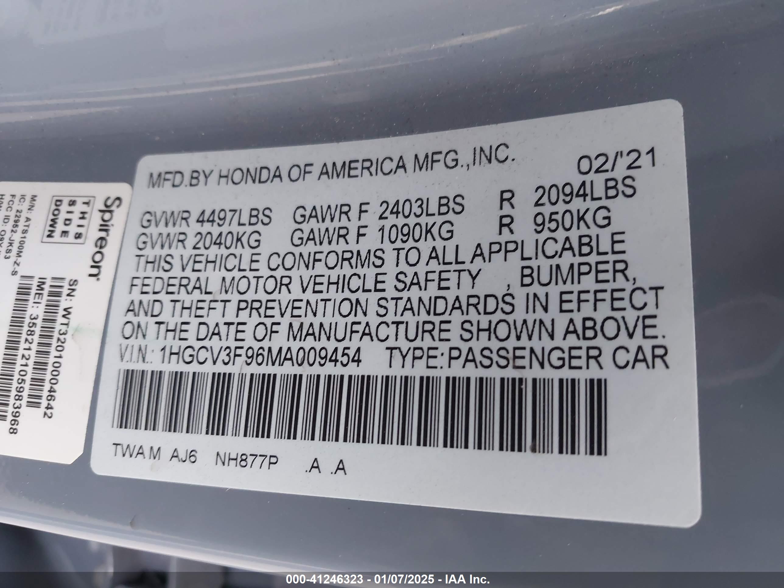 HONDA ACCORD image 9