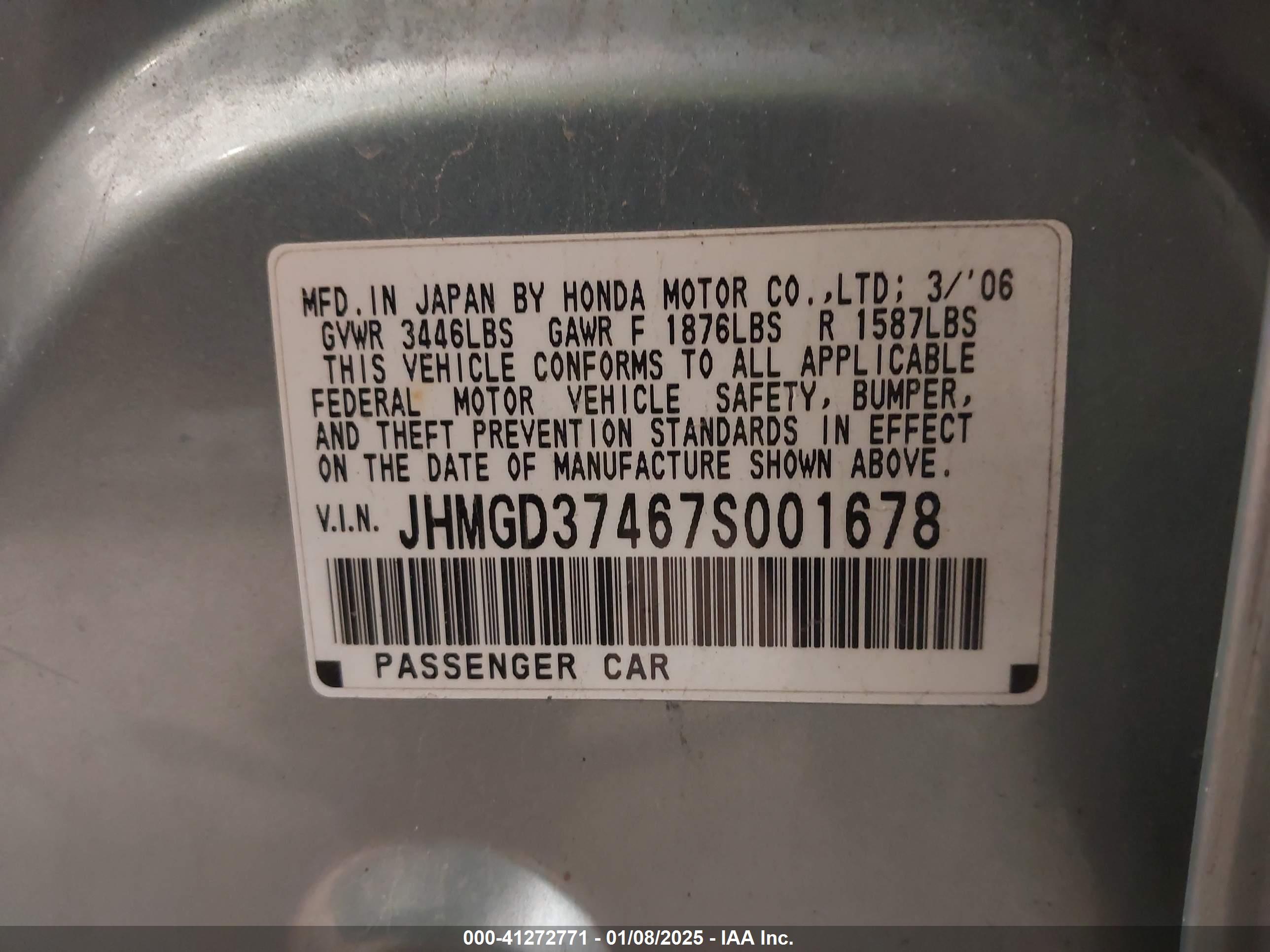 HONDA FIT image 9