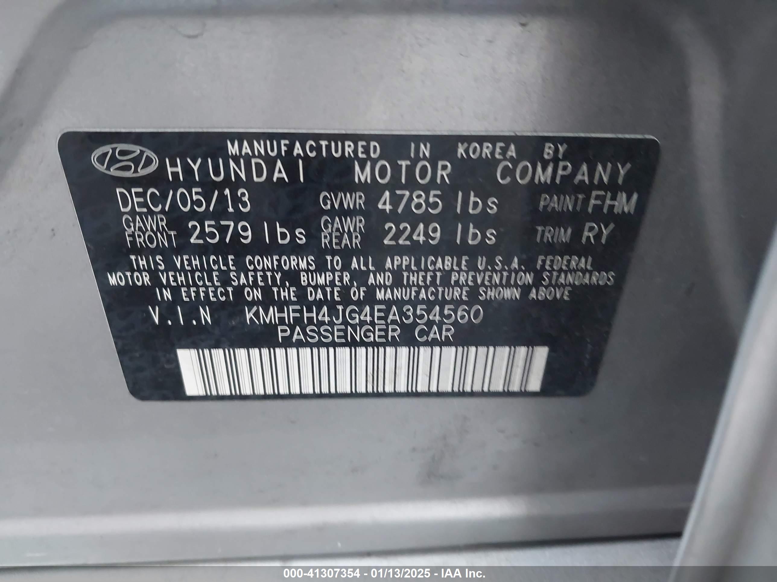 HYUNDAI AZERA image 9