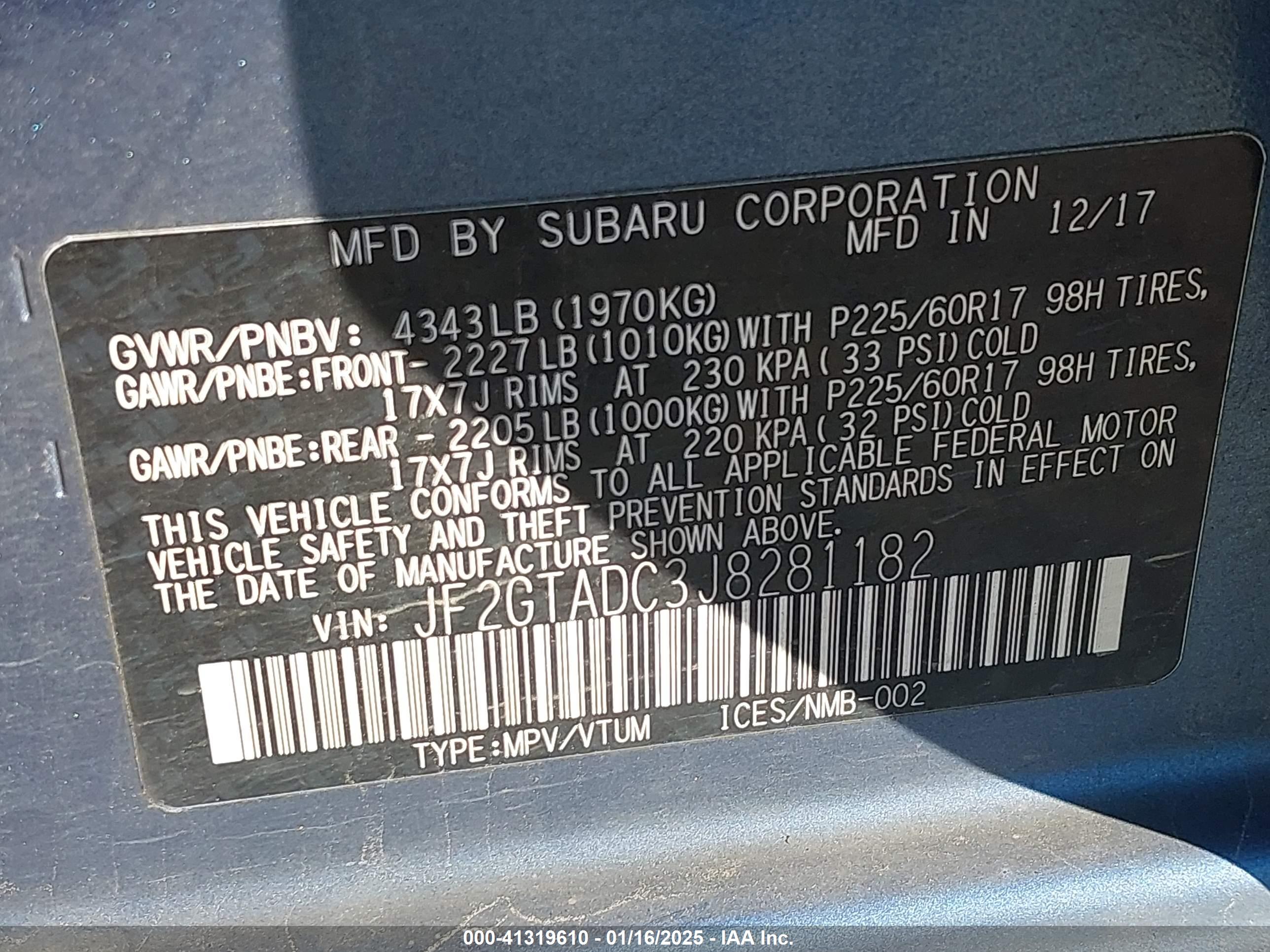 SUBARU CROSSTREK image 9