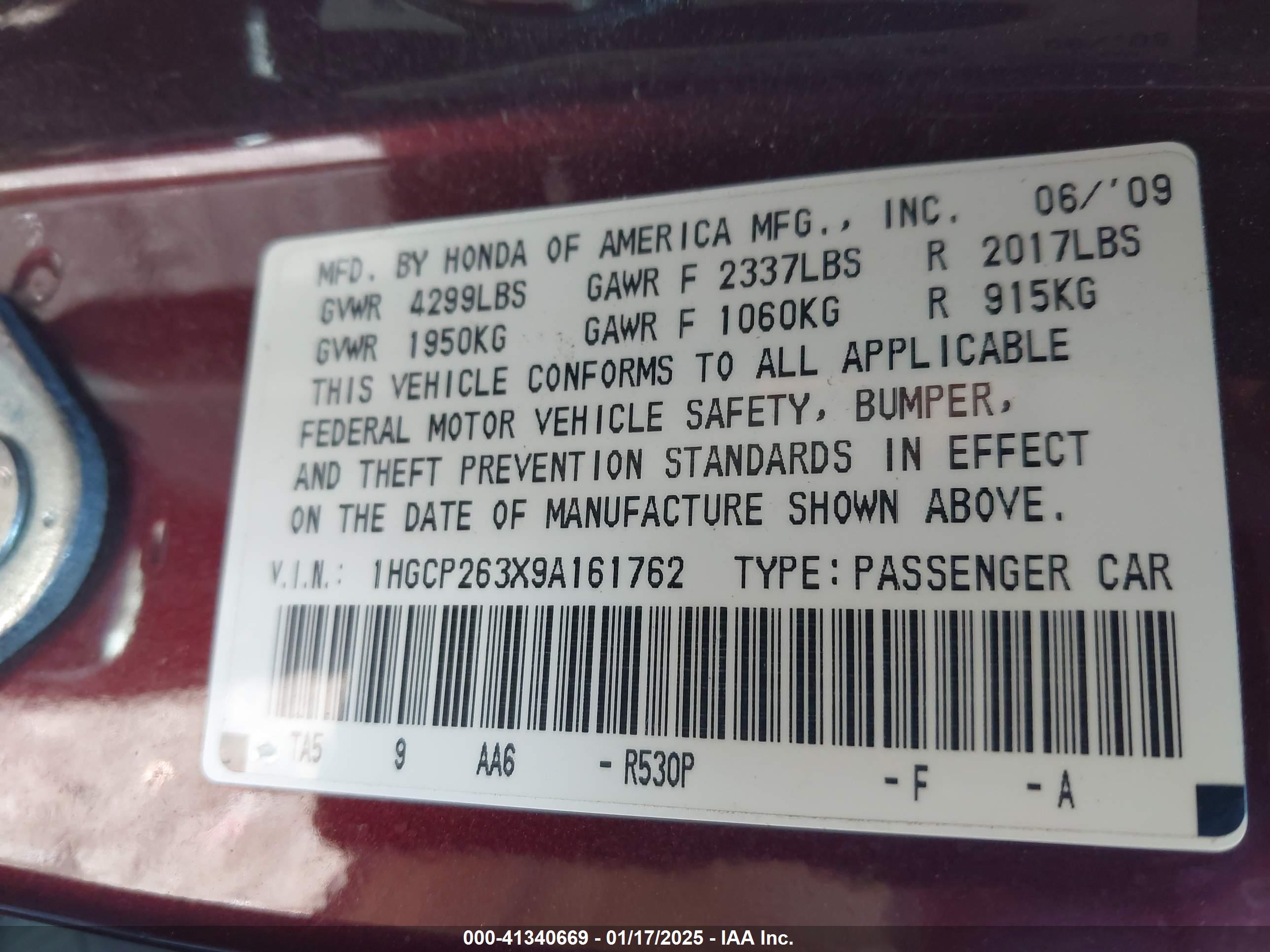 HONDA ACCORD image 9