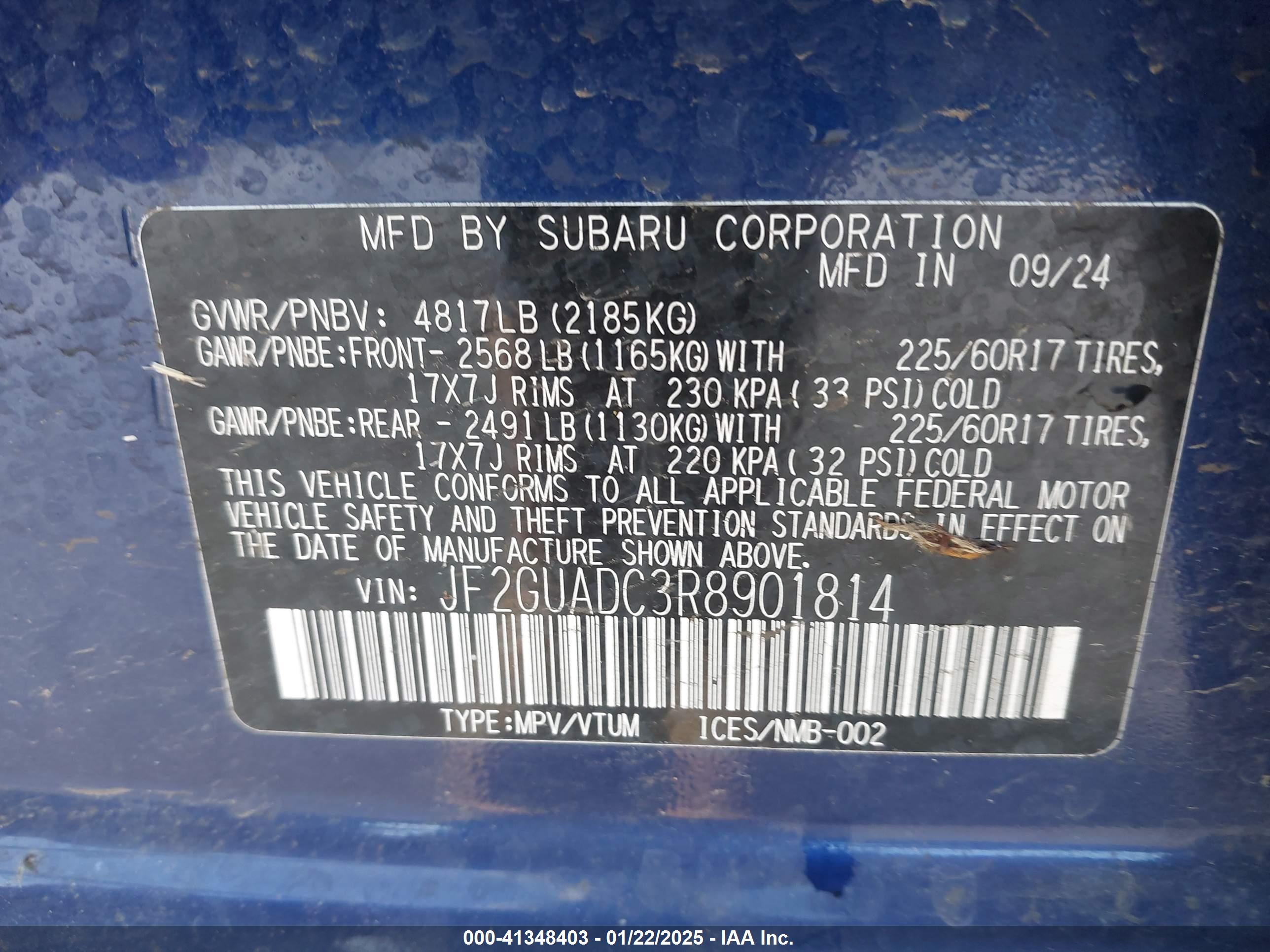 SUBARU CROSSTREK image 9