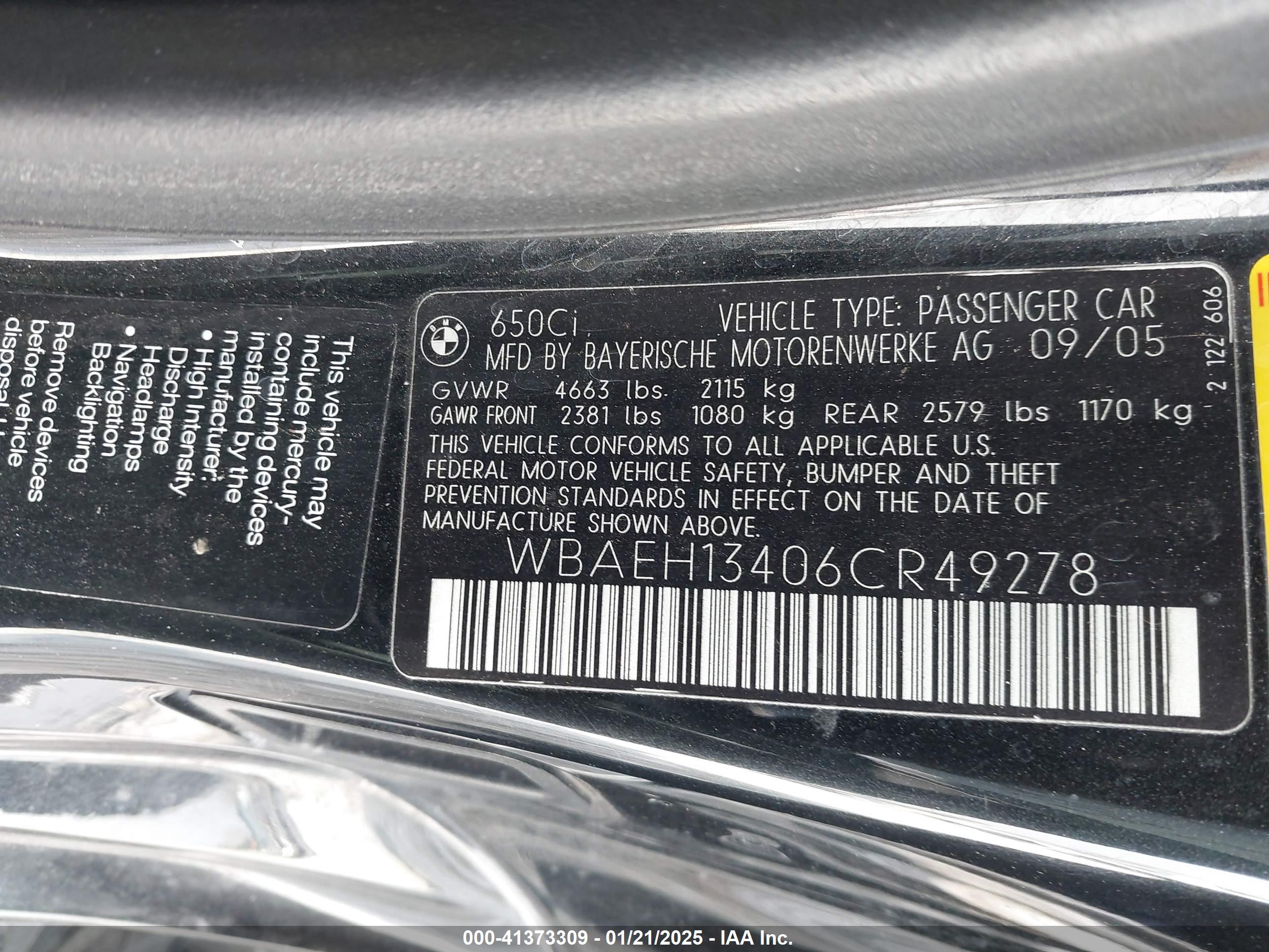 BMW 650I image 9