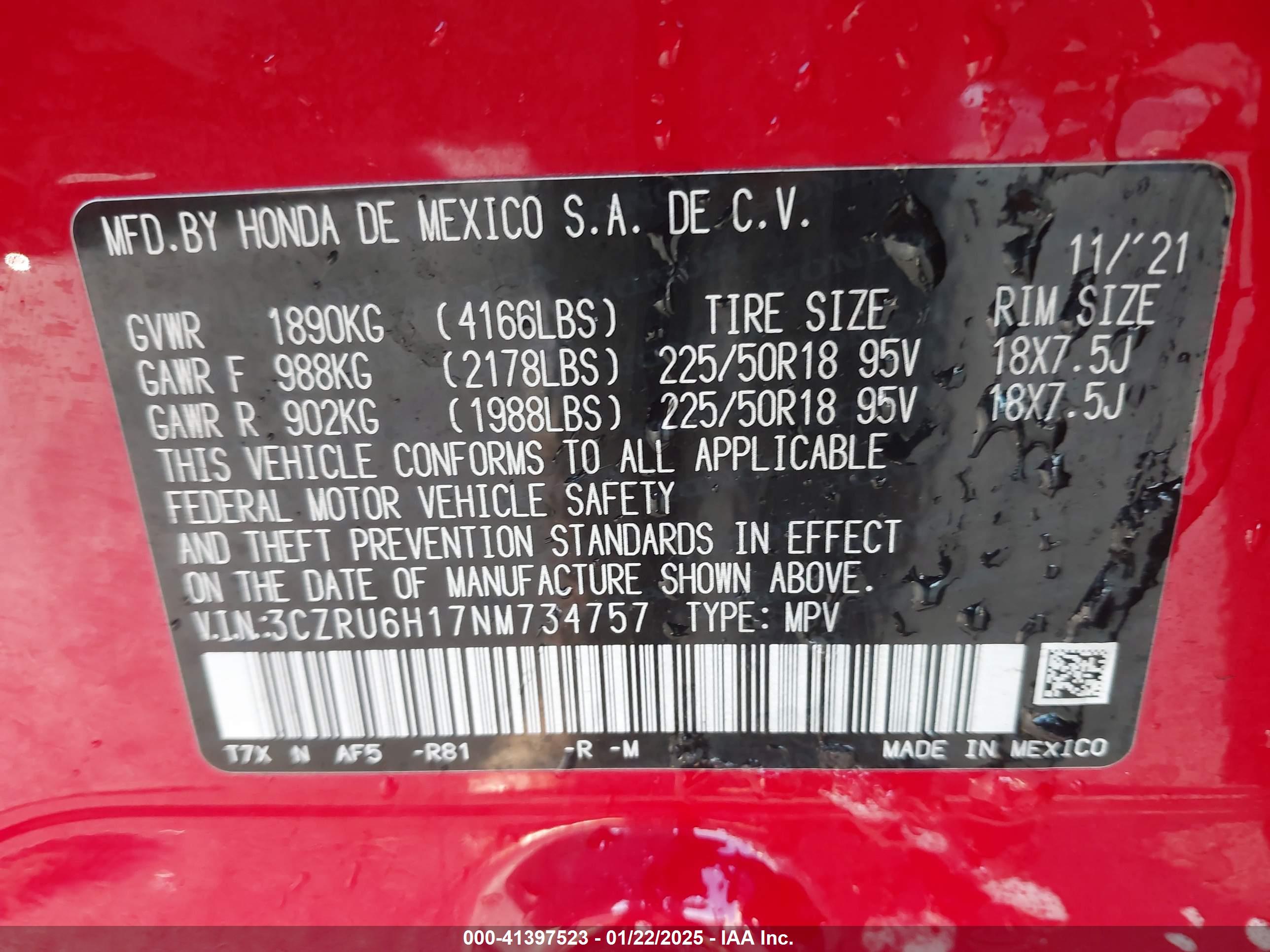 HONDA HR-V image 9