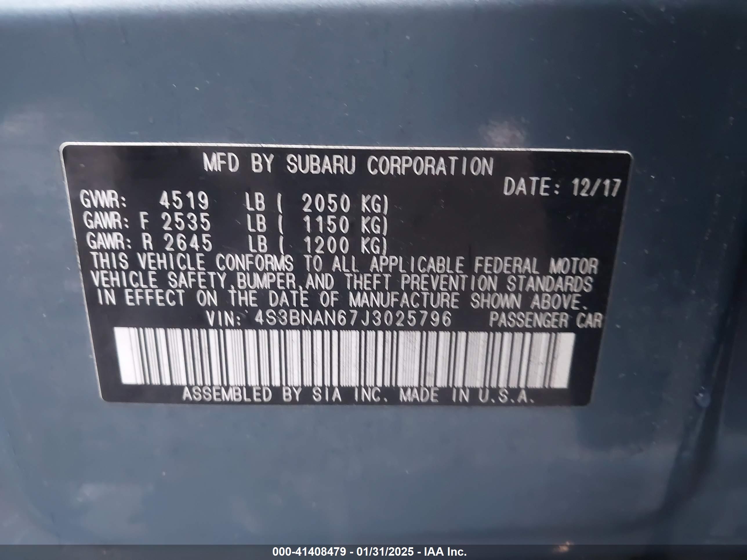 SUBARU LEGACY image 9
