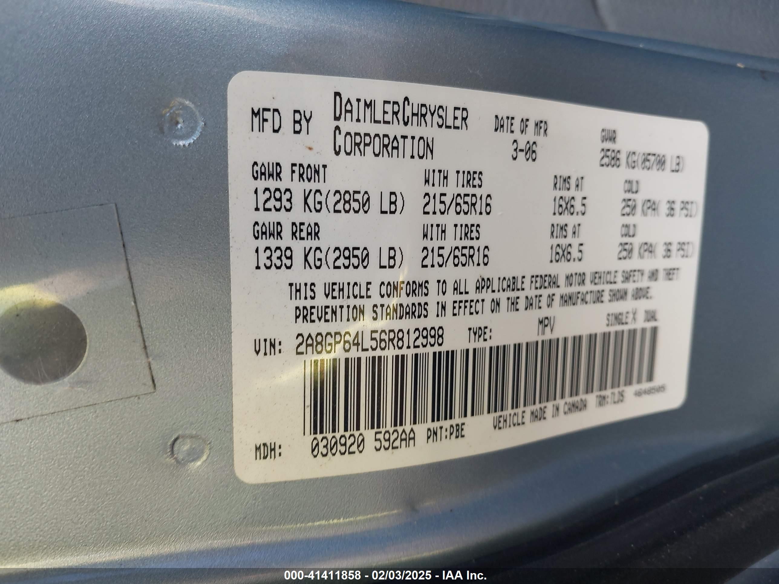 CHRYSLER TOWN image 9