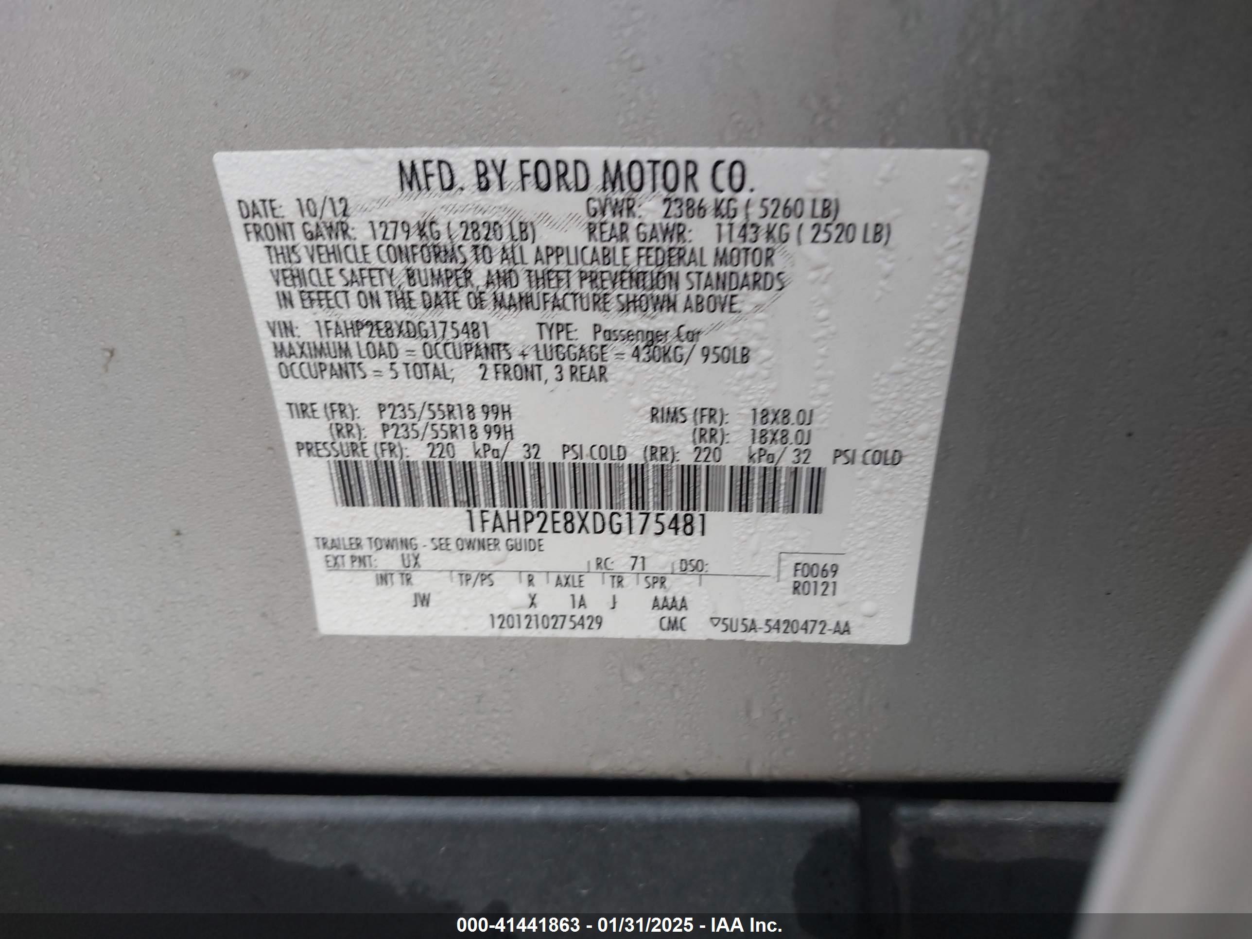 FORD TAURUS image 9