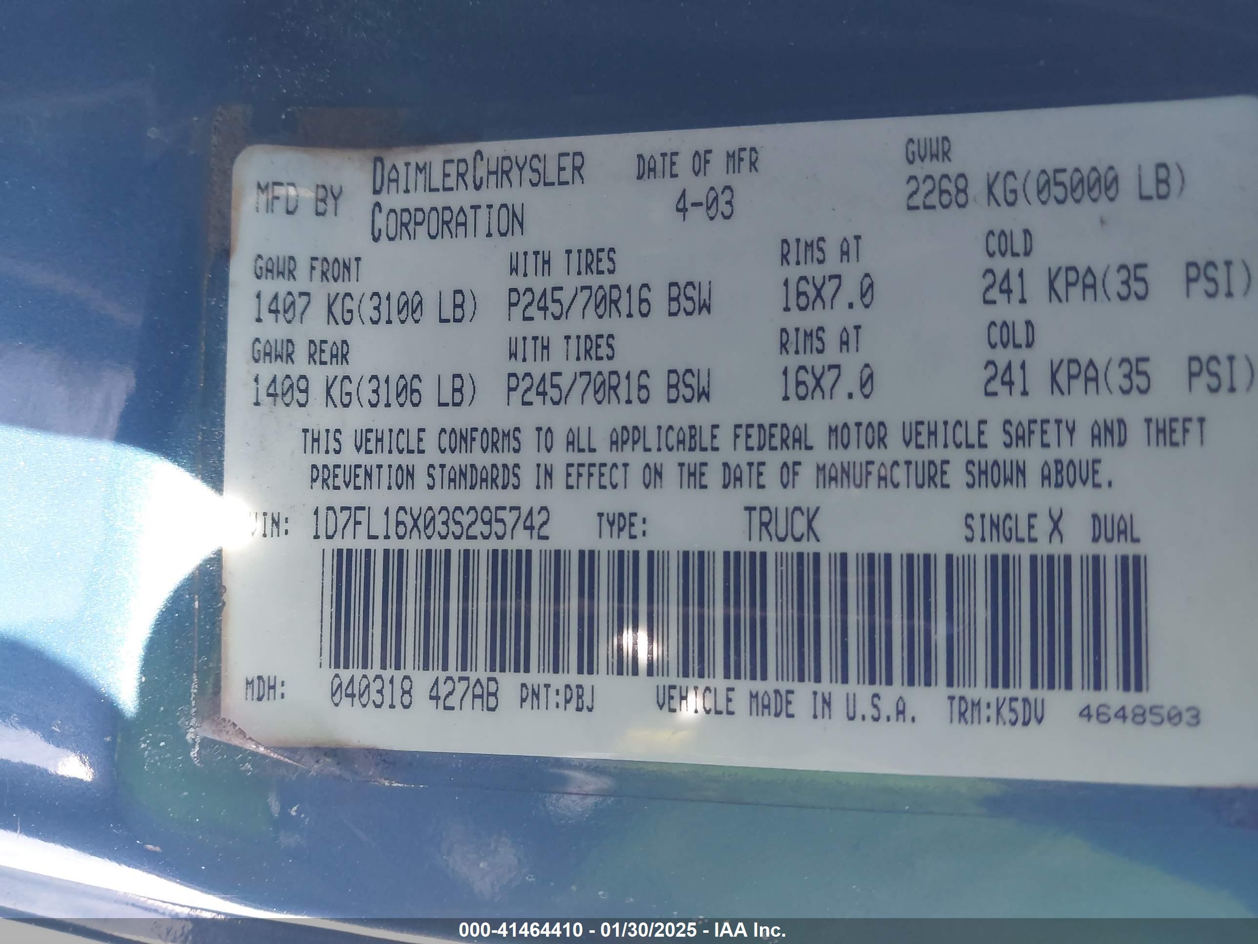DODGE DAKOTA image 9
