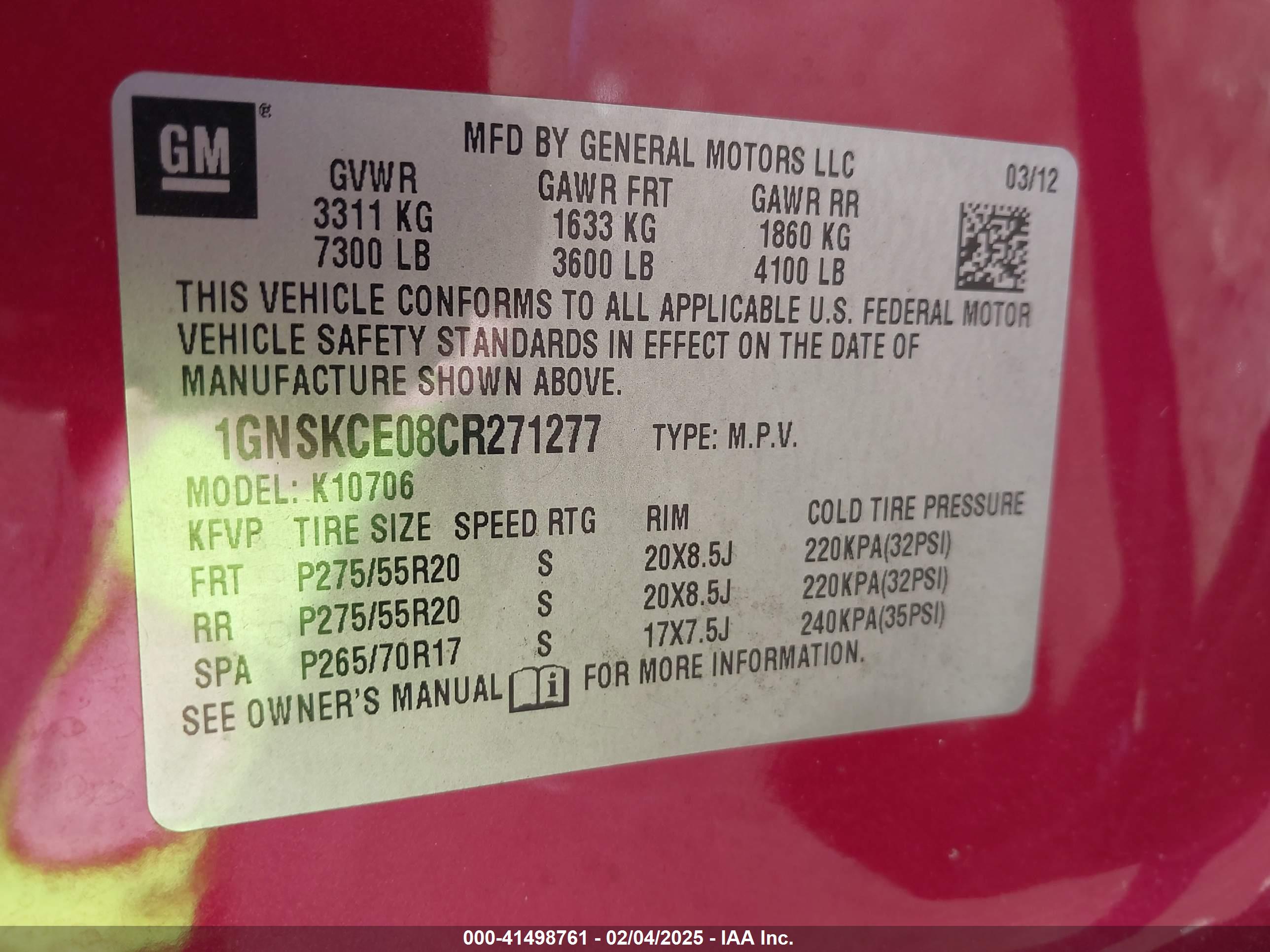 CHEVROLET TAHOE image 9