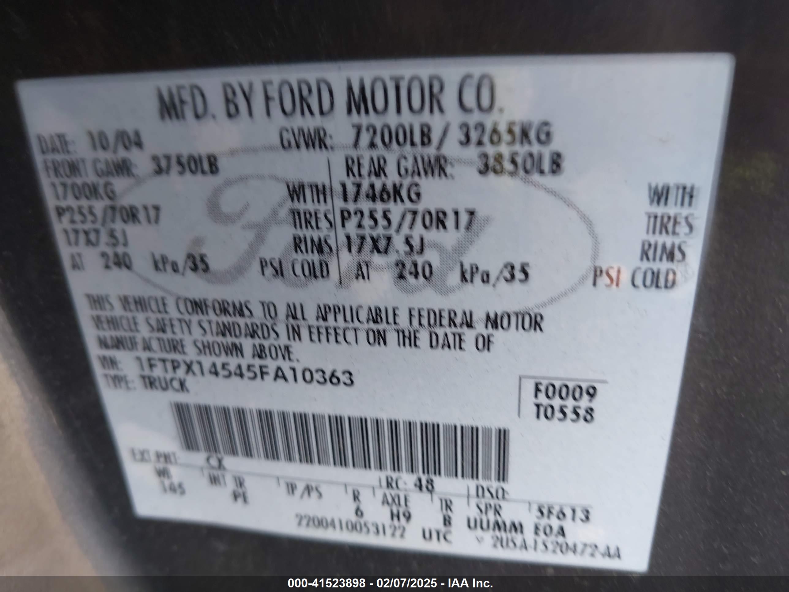 FORD F-150 image 9