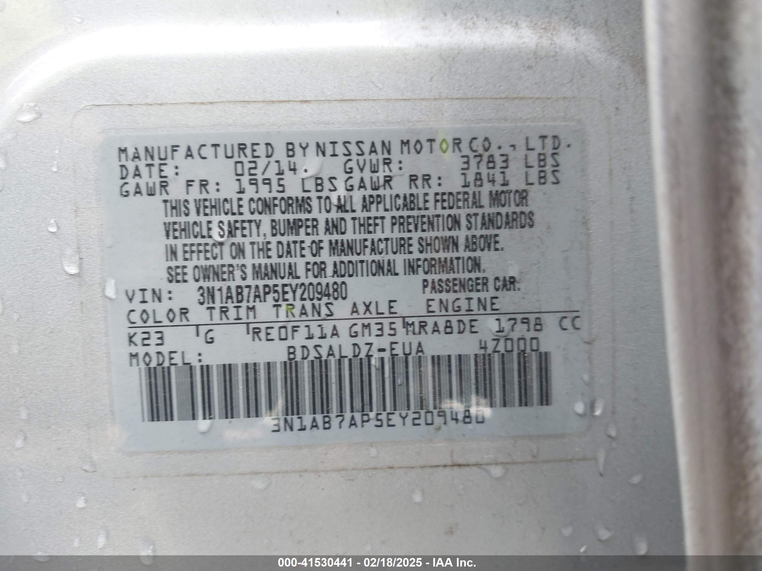 NISSAN SENTRA image 9
