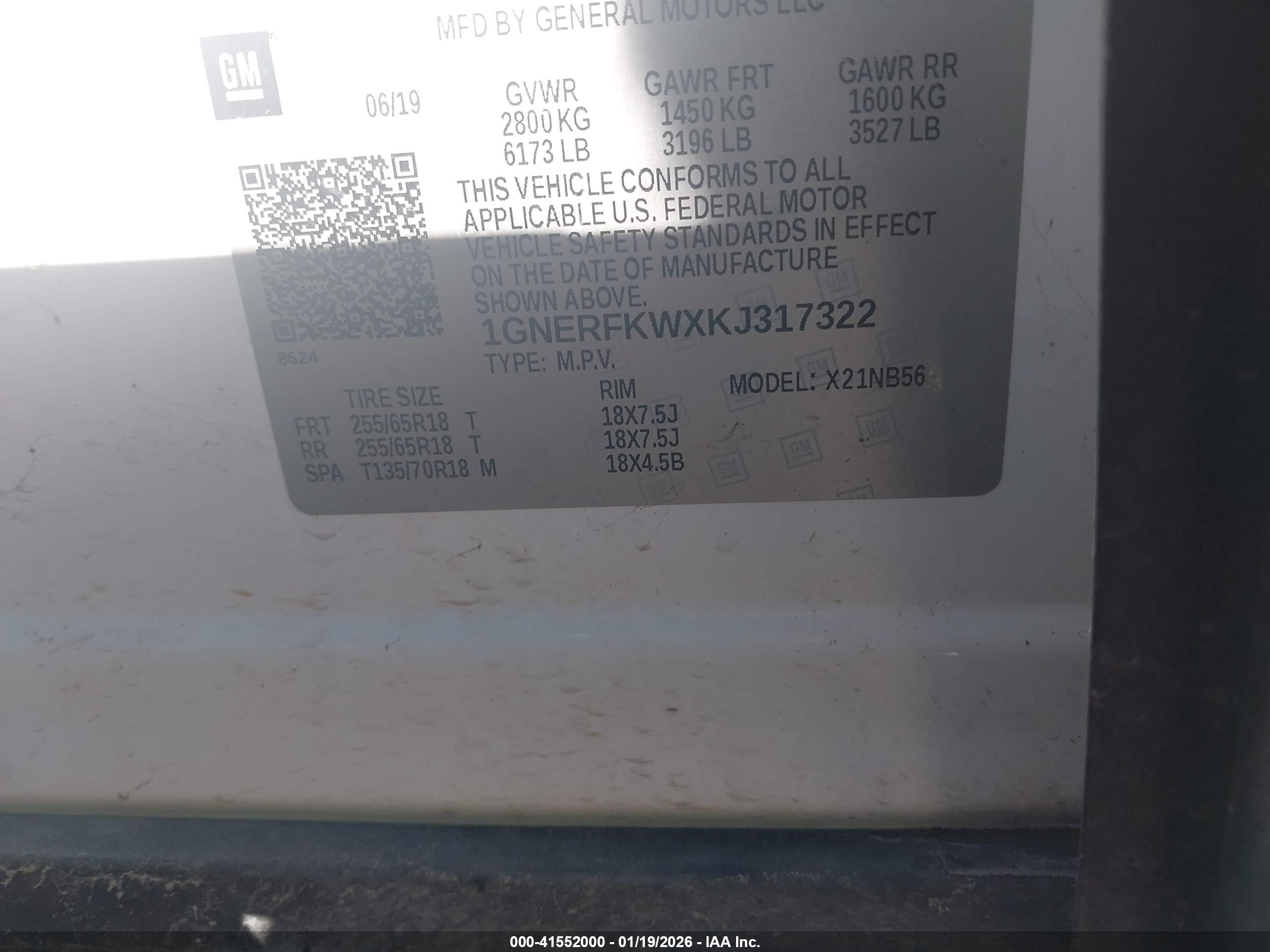 CHEVROLET TRAVERSE image 9