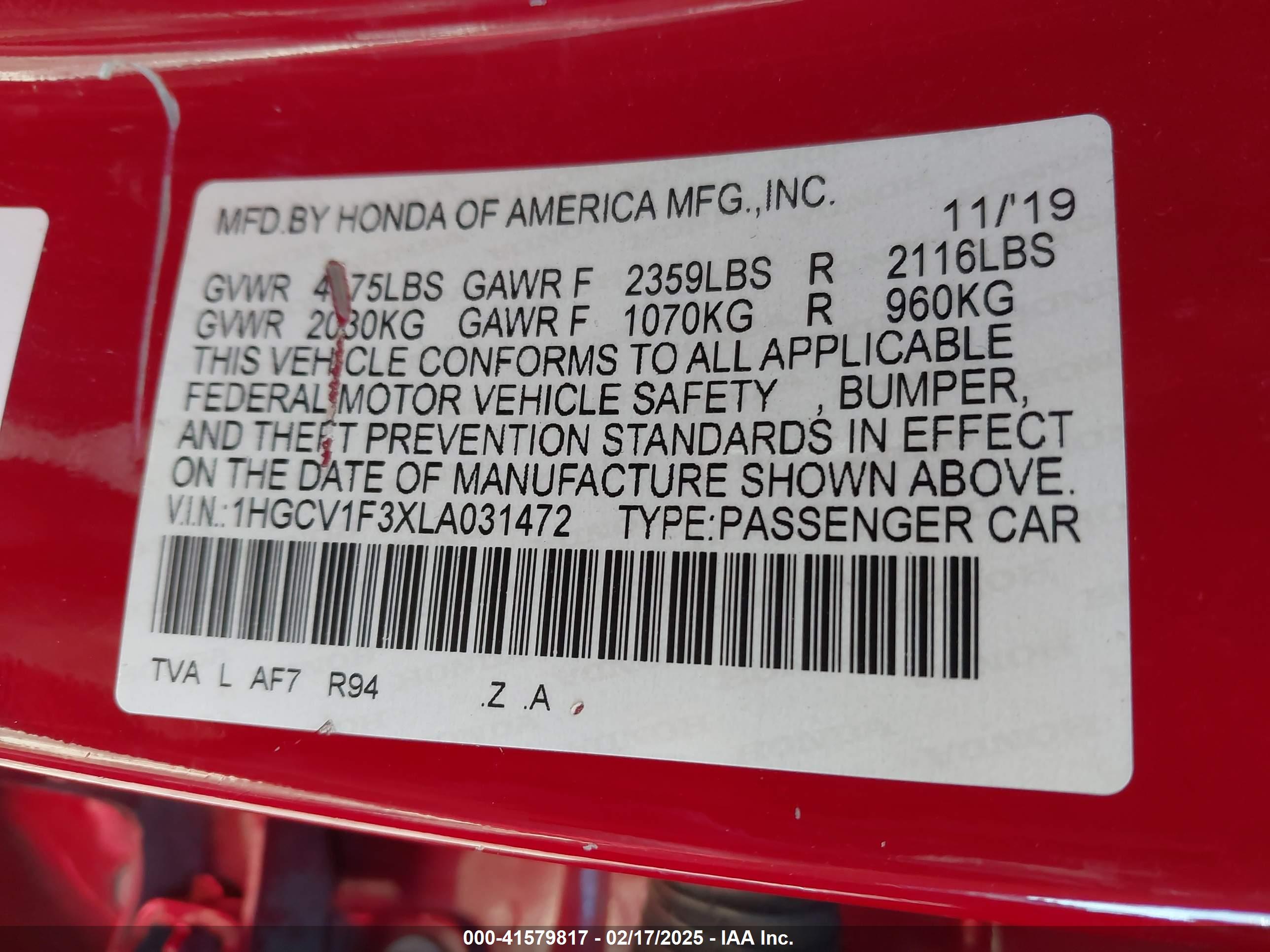 HONDA ACCORD image 9