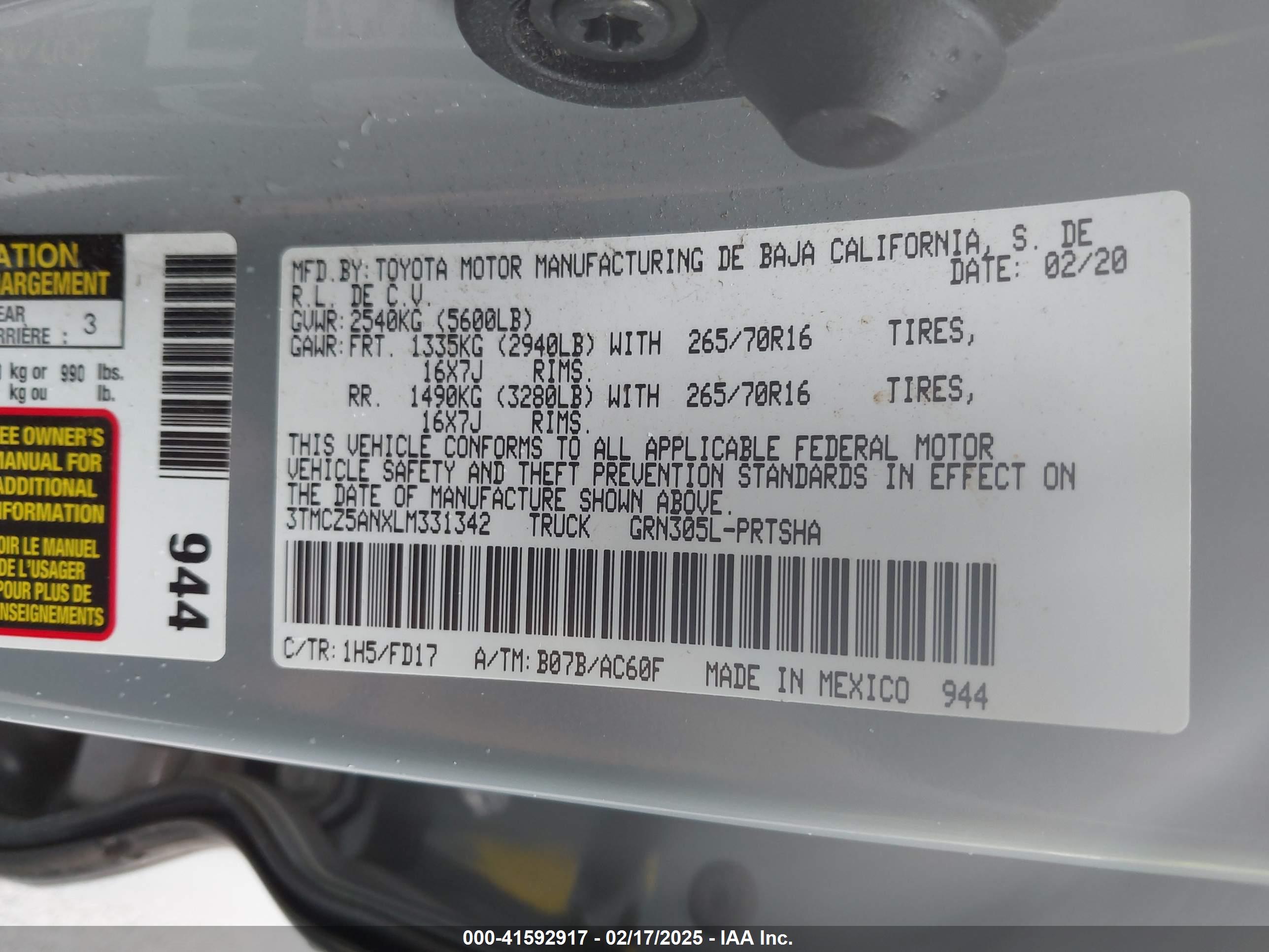 TOYOTA TACOMA image 9