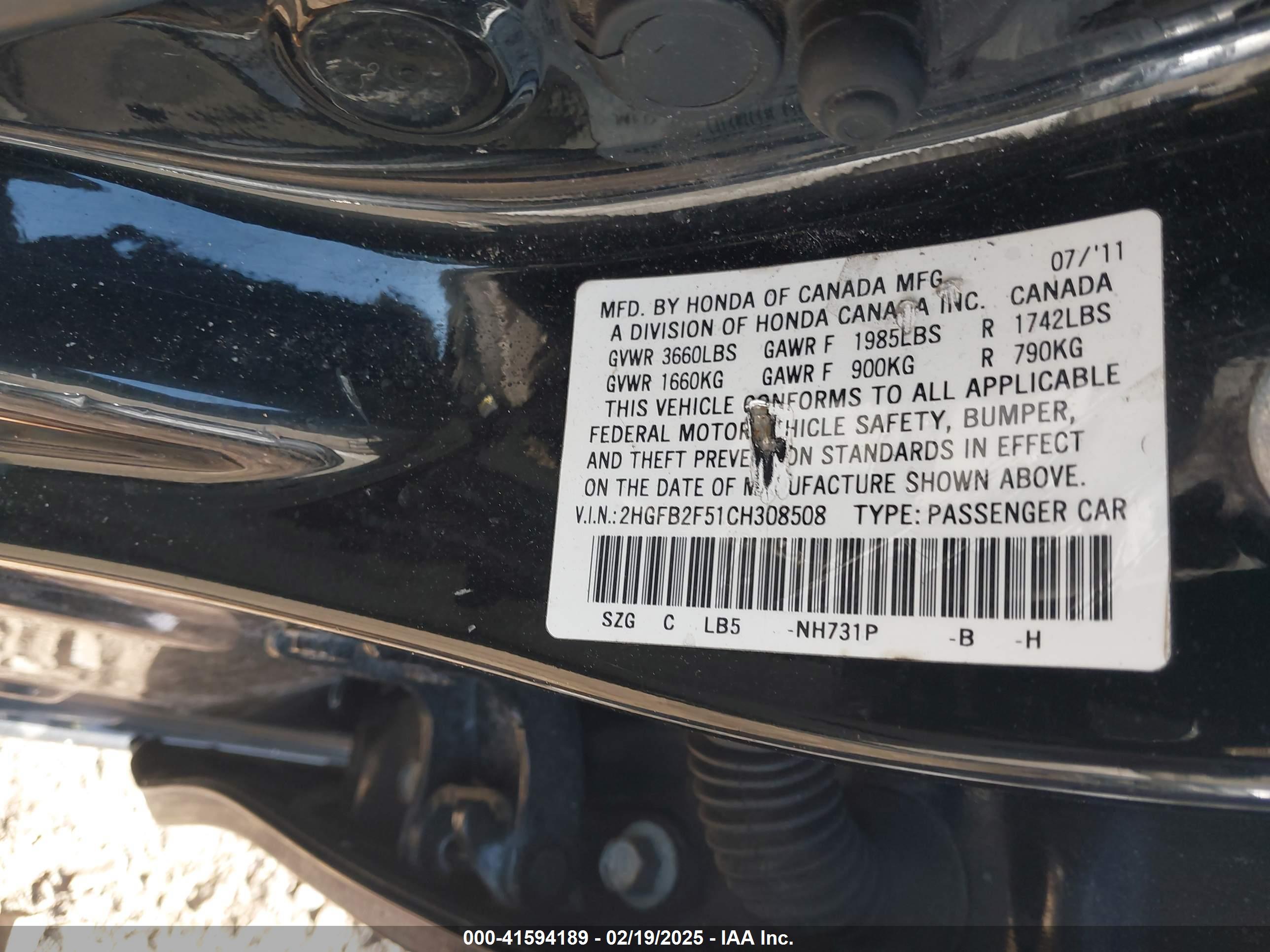 HONDA CIVIC image 9