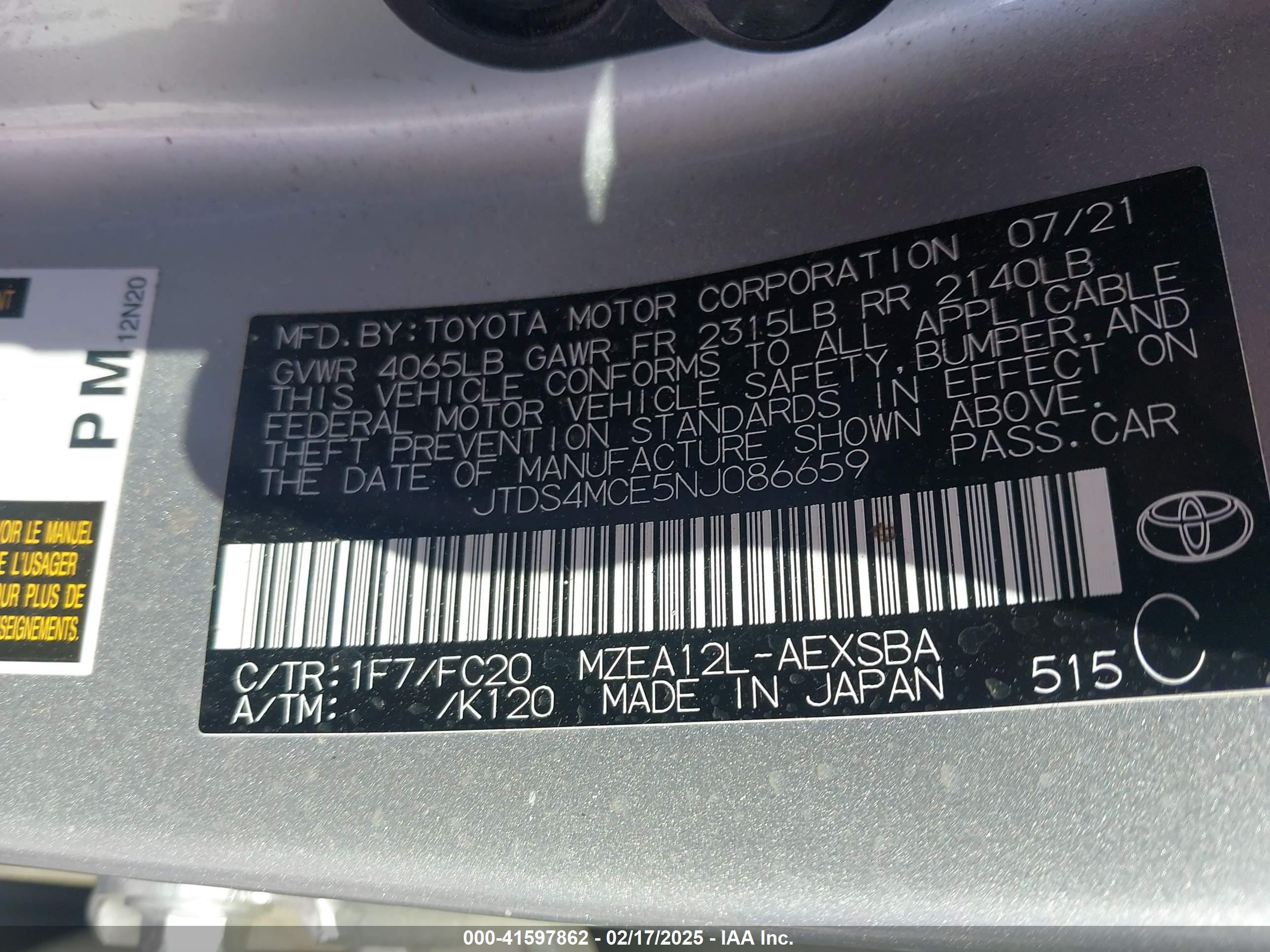 TOYOTA COROLLA image 9