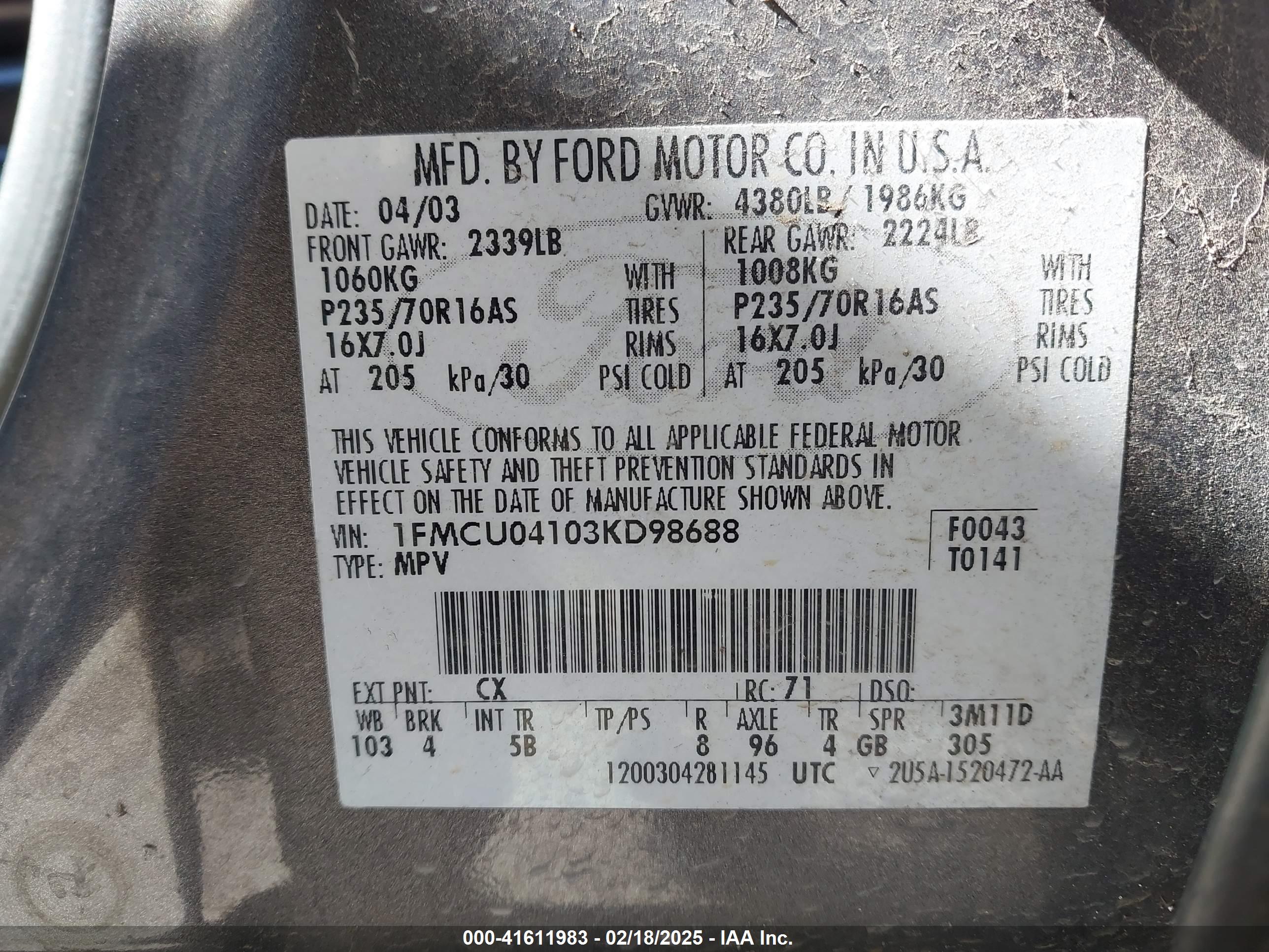 FORD ESCAPE image 9