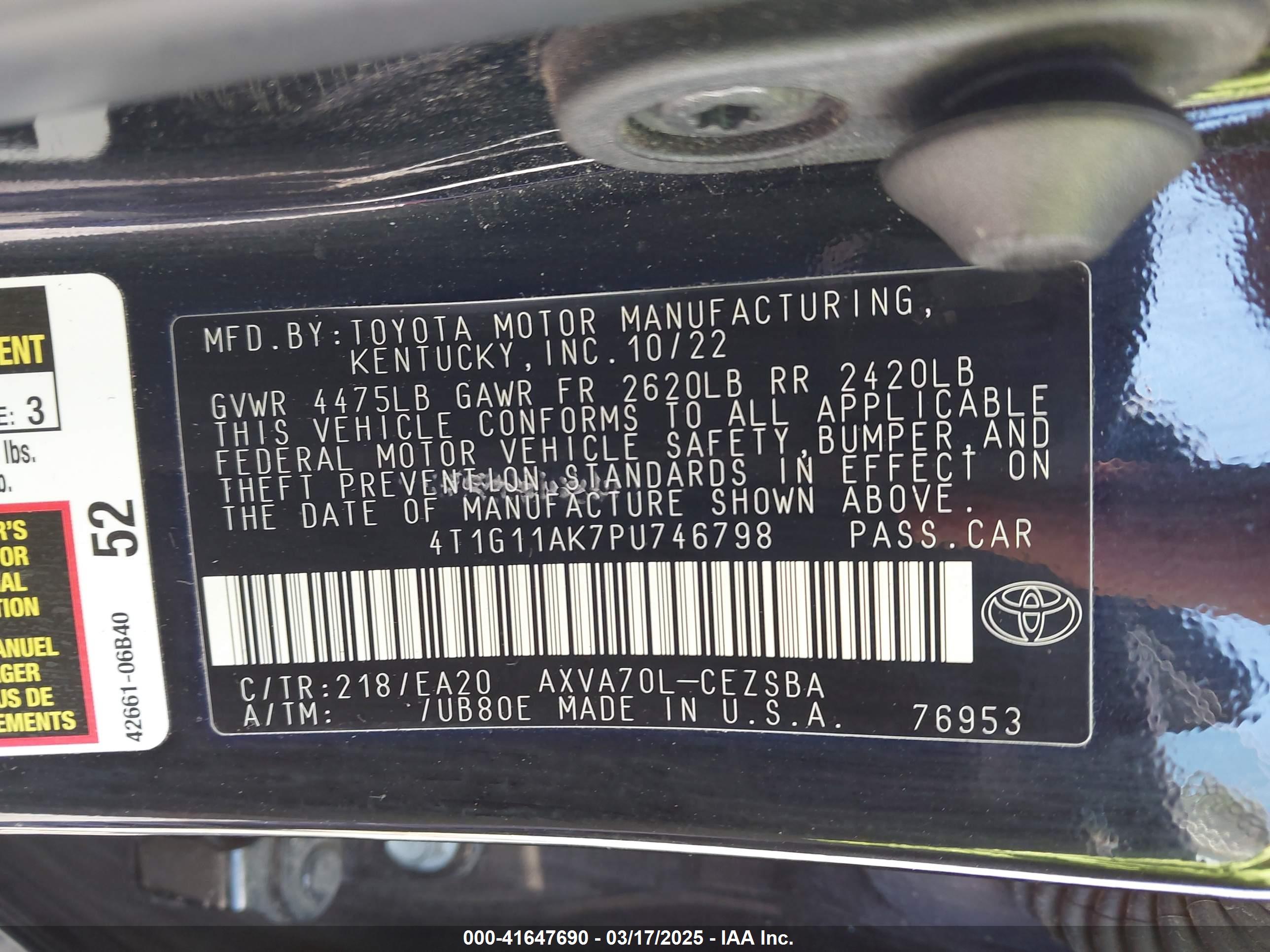 TOYOTA CAMRY image 9