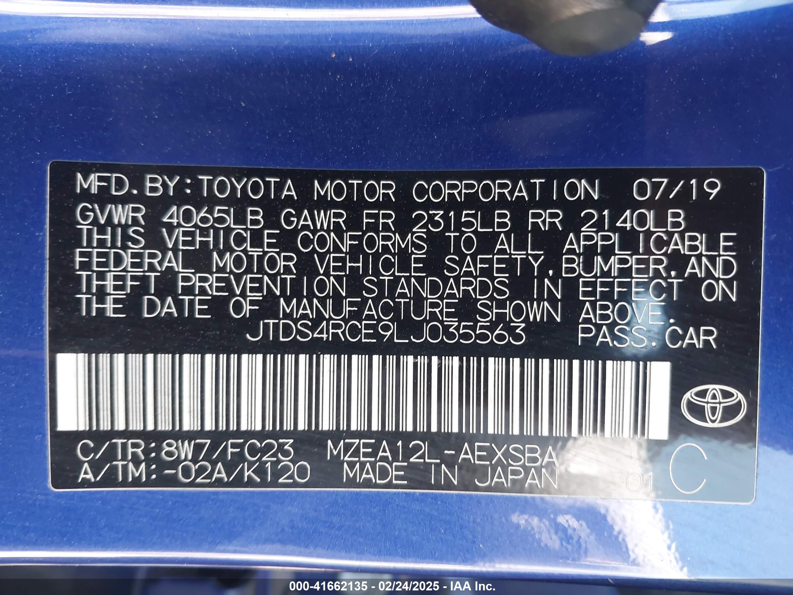 TOYOTA COROLLA image 9
