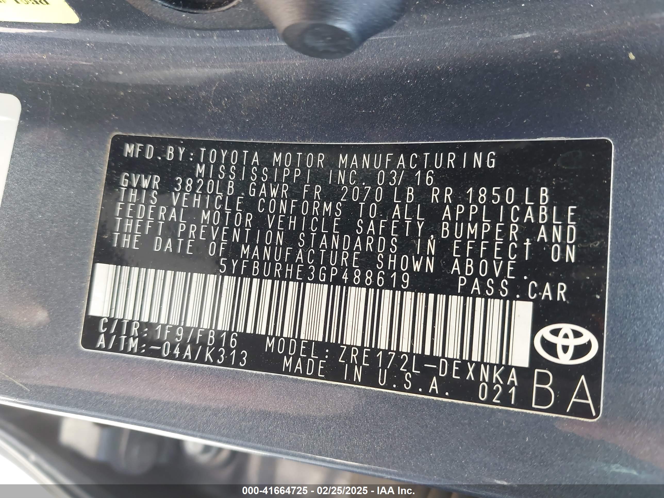 TOYOTA COROLLA image 9