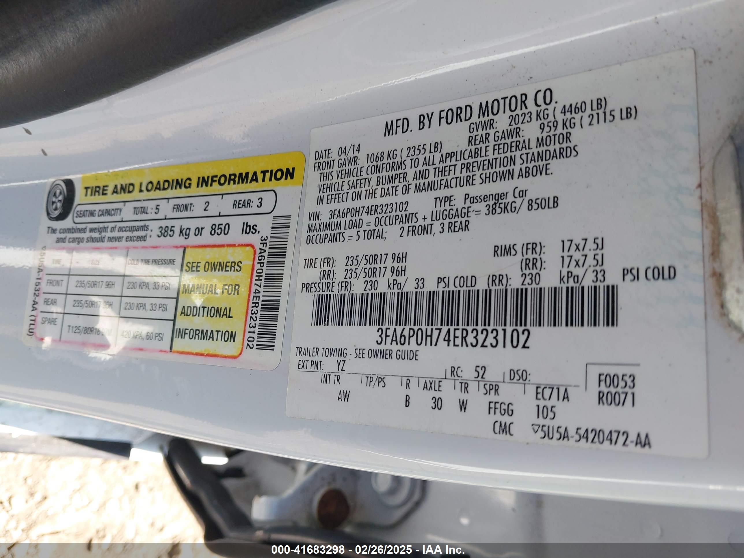 FORD FUSION image 9