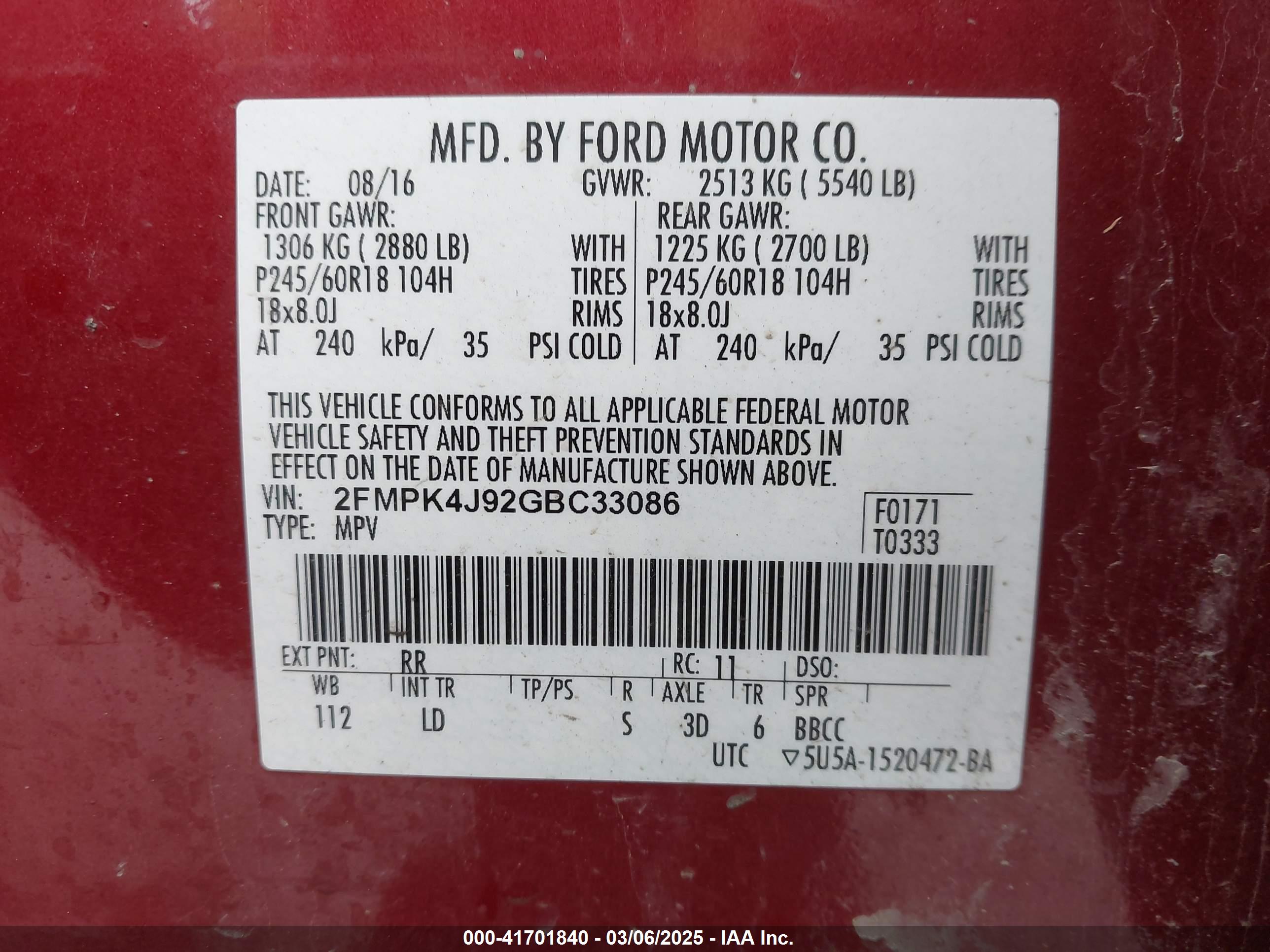 FORD EDGE image 9