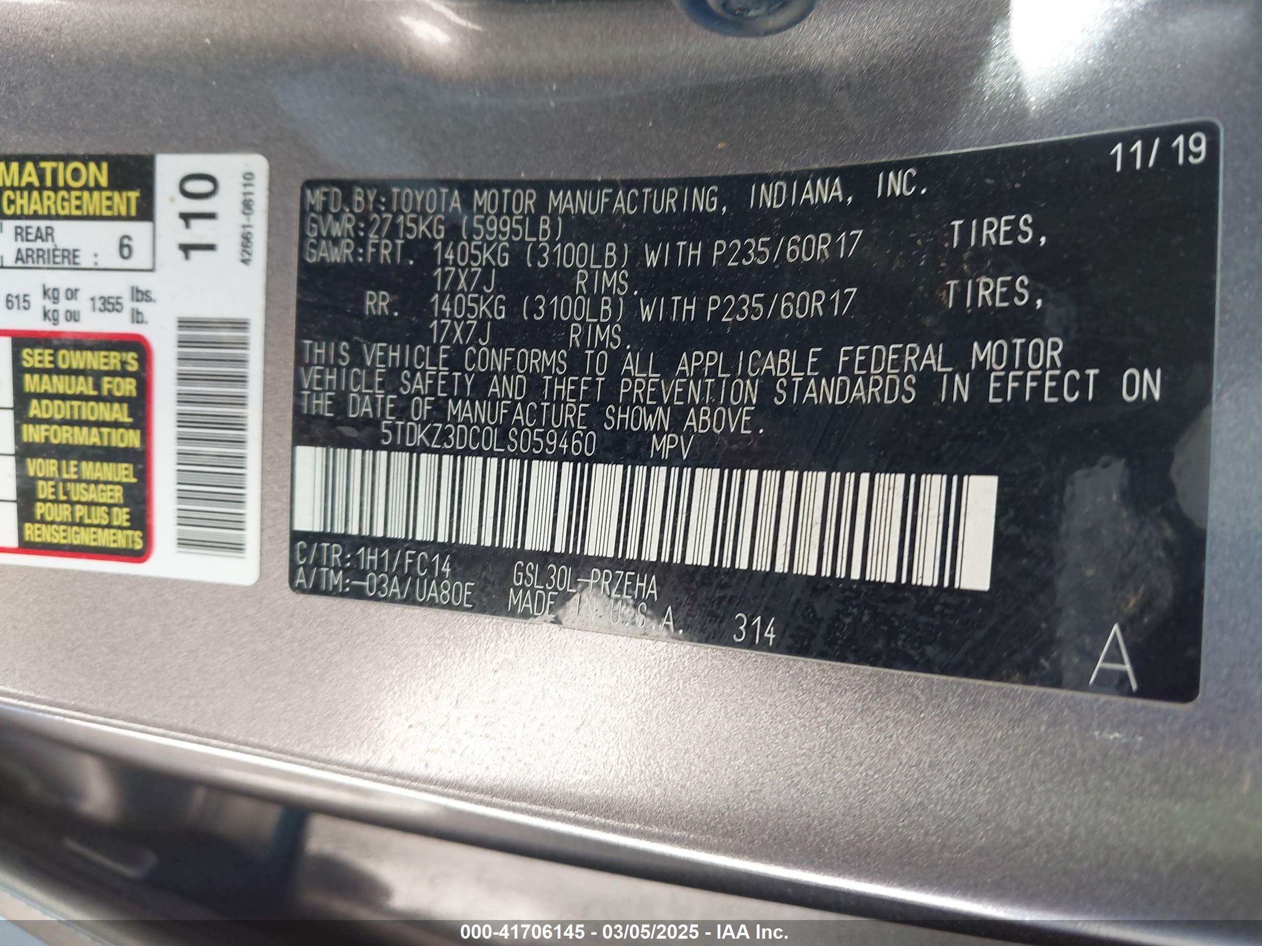 TOYOTA SIENNA image 9