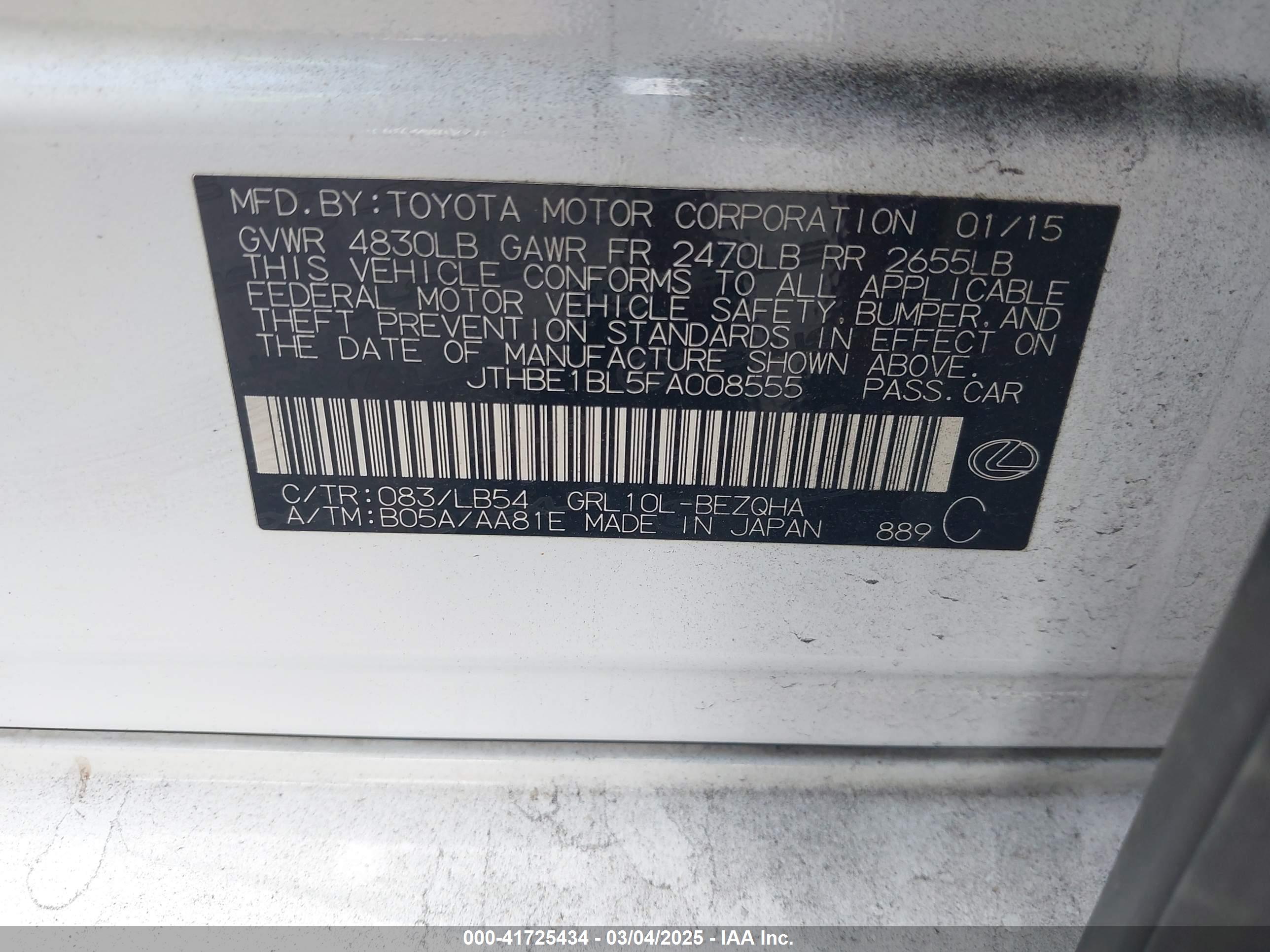 LEXUS GS image 9