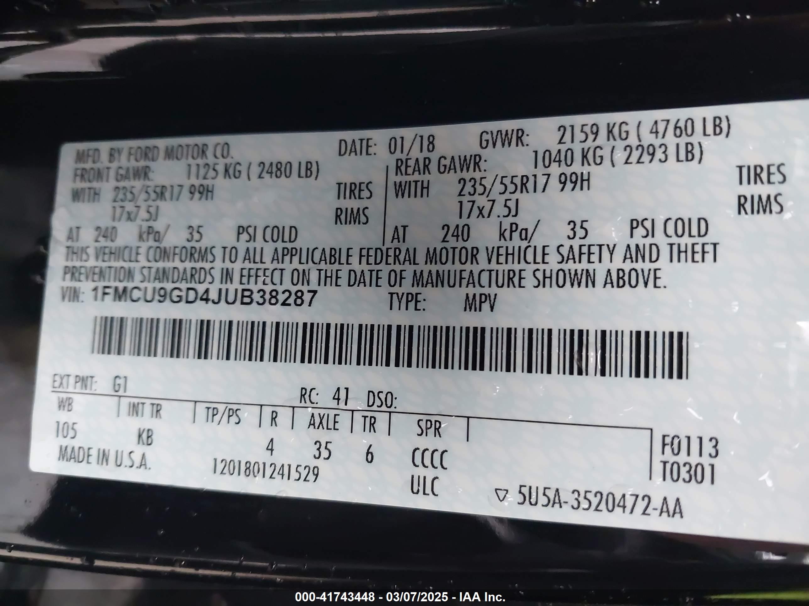 FORD ESCAPE image 9