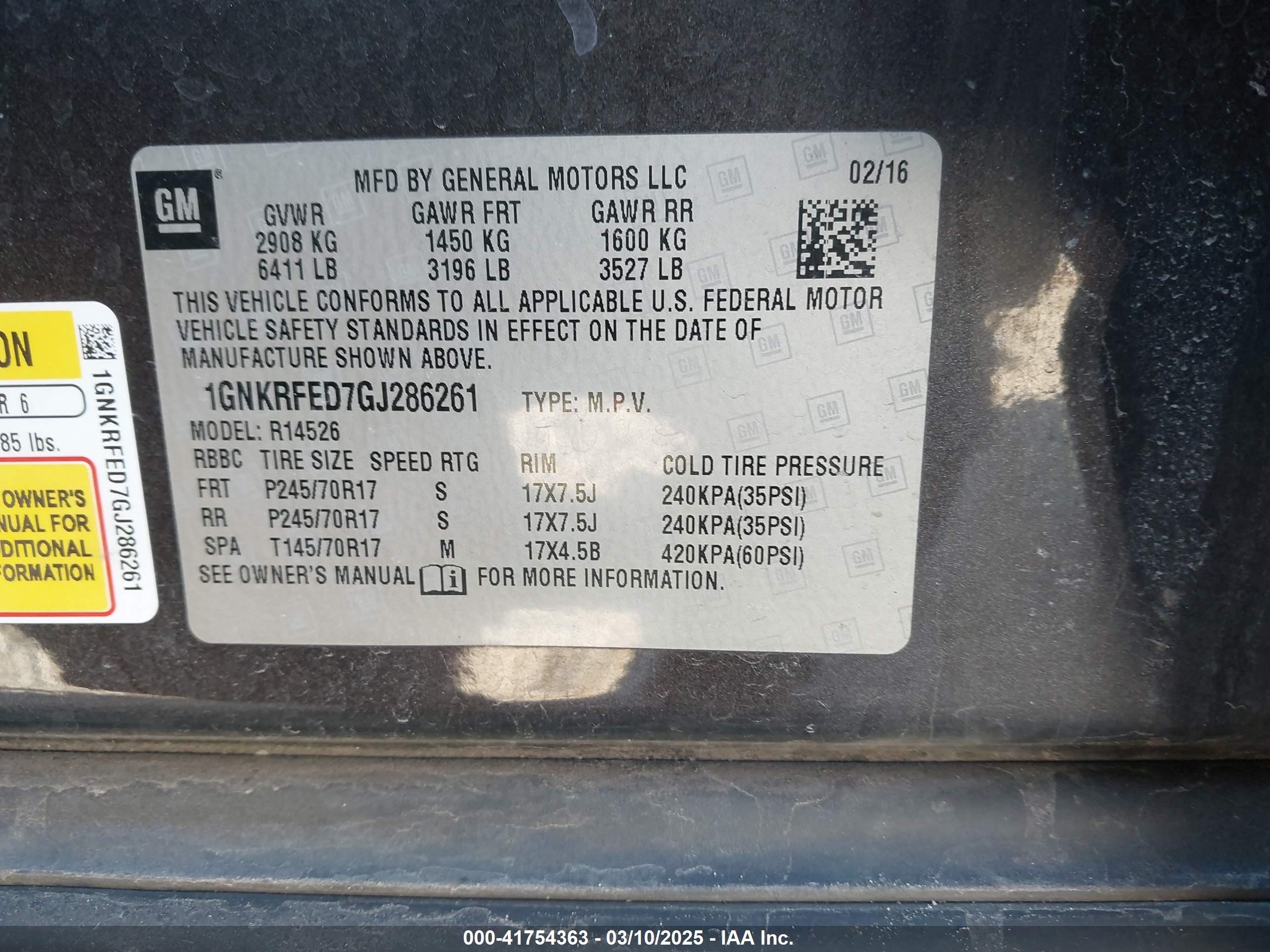 CHEVROLET TRAVERSE image 9