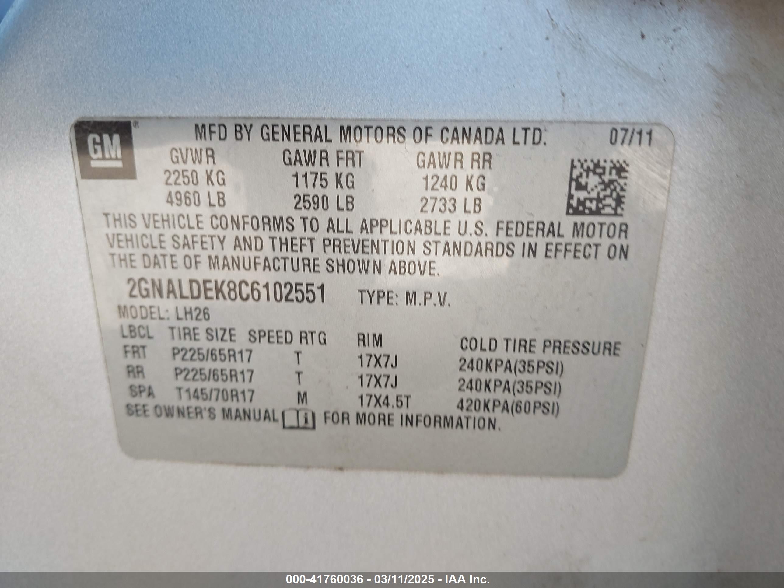 CHEVROLET EQUINOX image 9