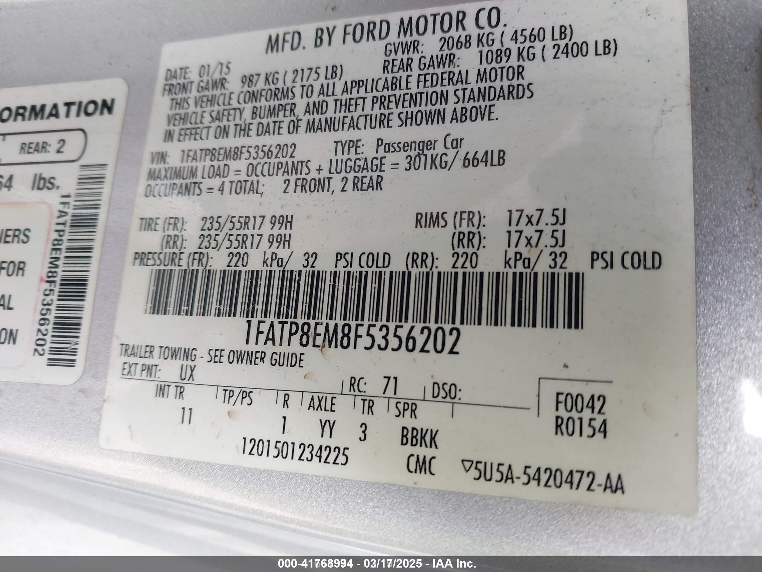 FORD MUSTANG image 9