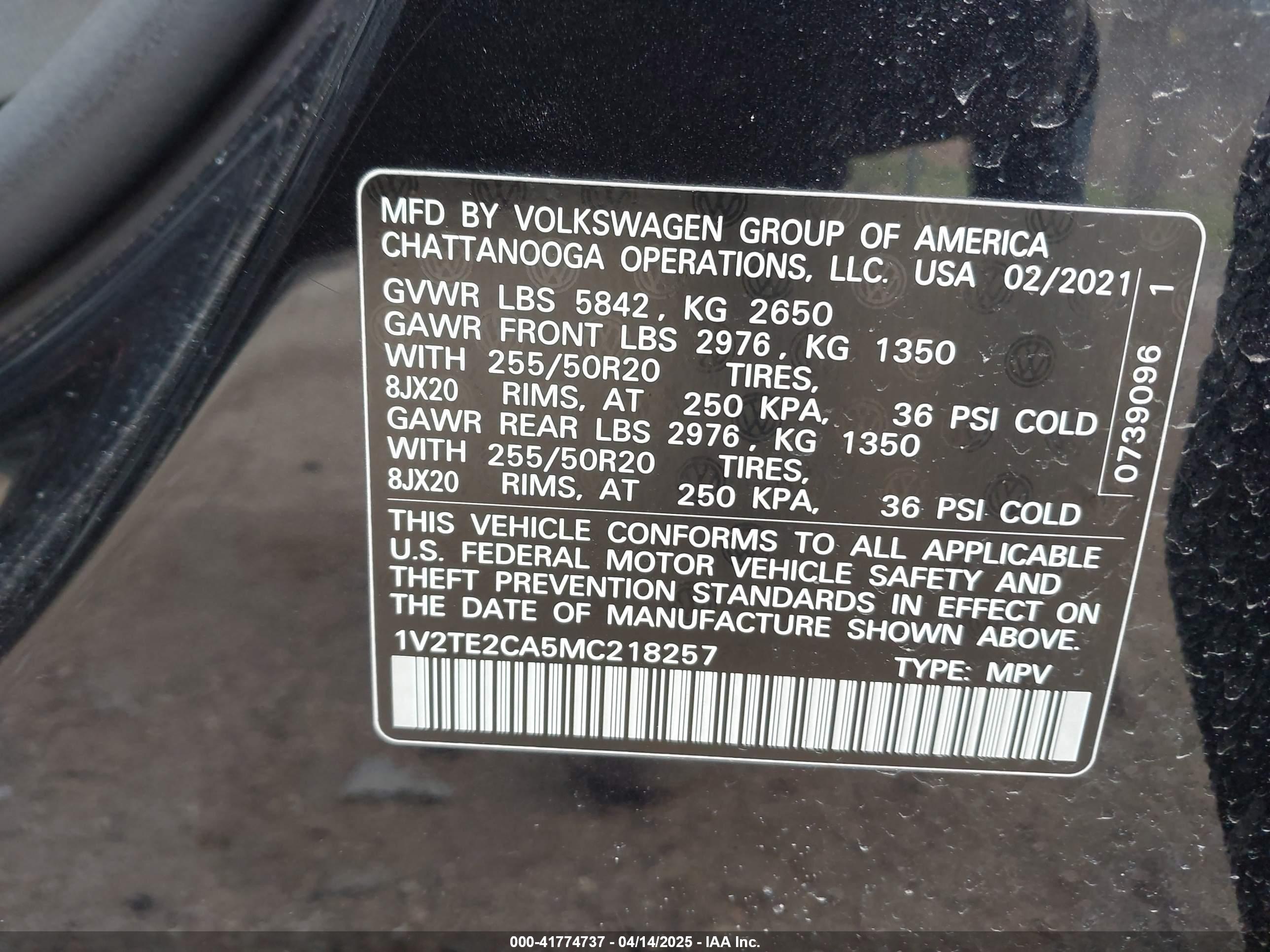 VOLKSWAGEN ATLAS image 9