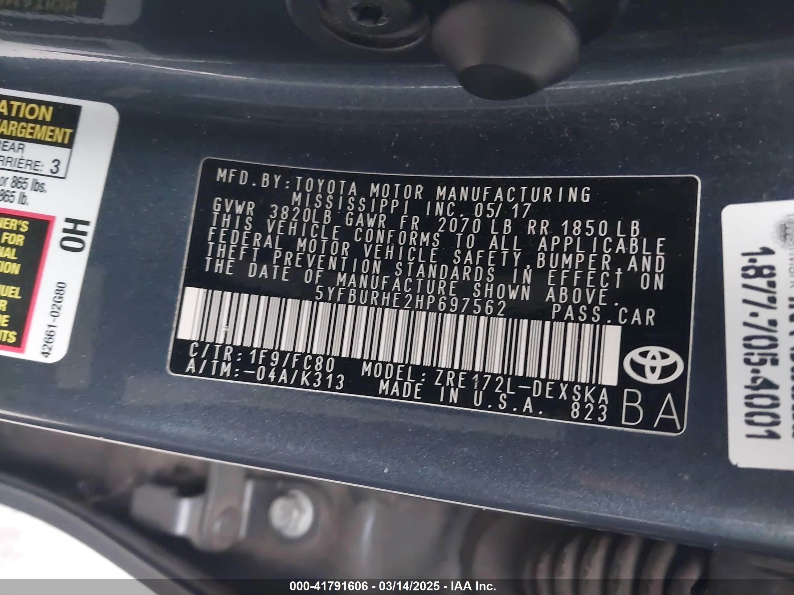 TOYOTA COROLLA image 9