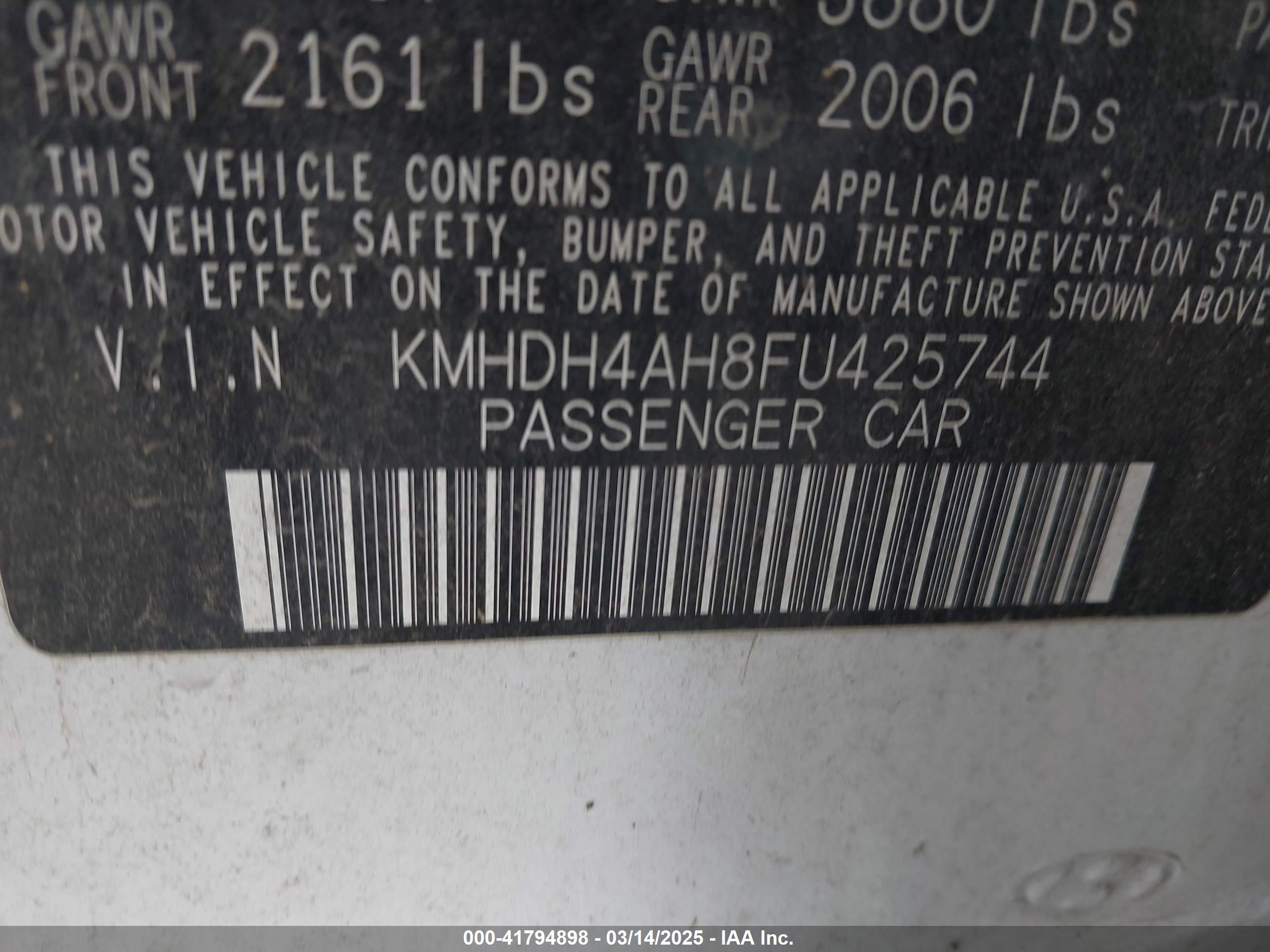 HYUNDAI ELANTRA image 9