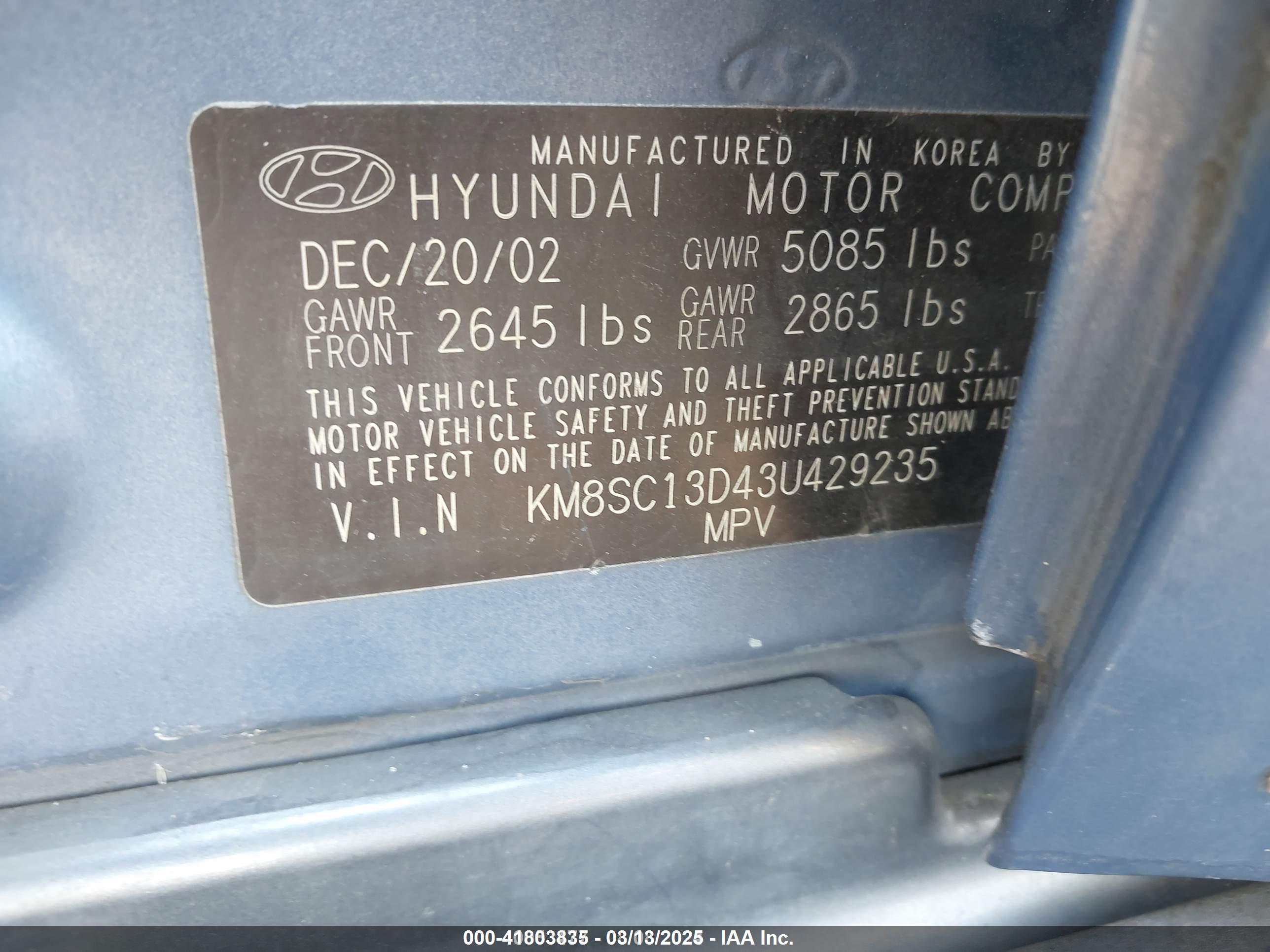 HYUNDAI SANTA image 9