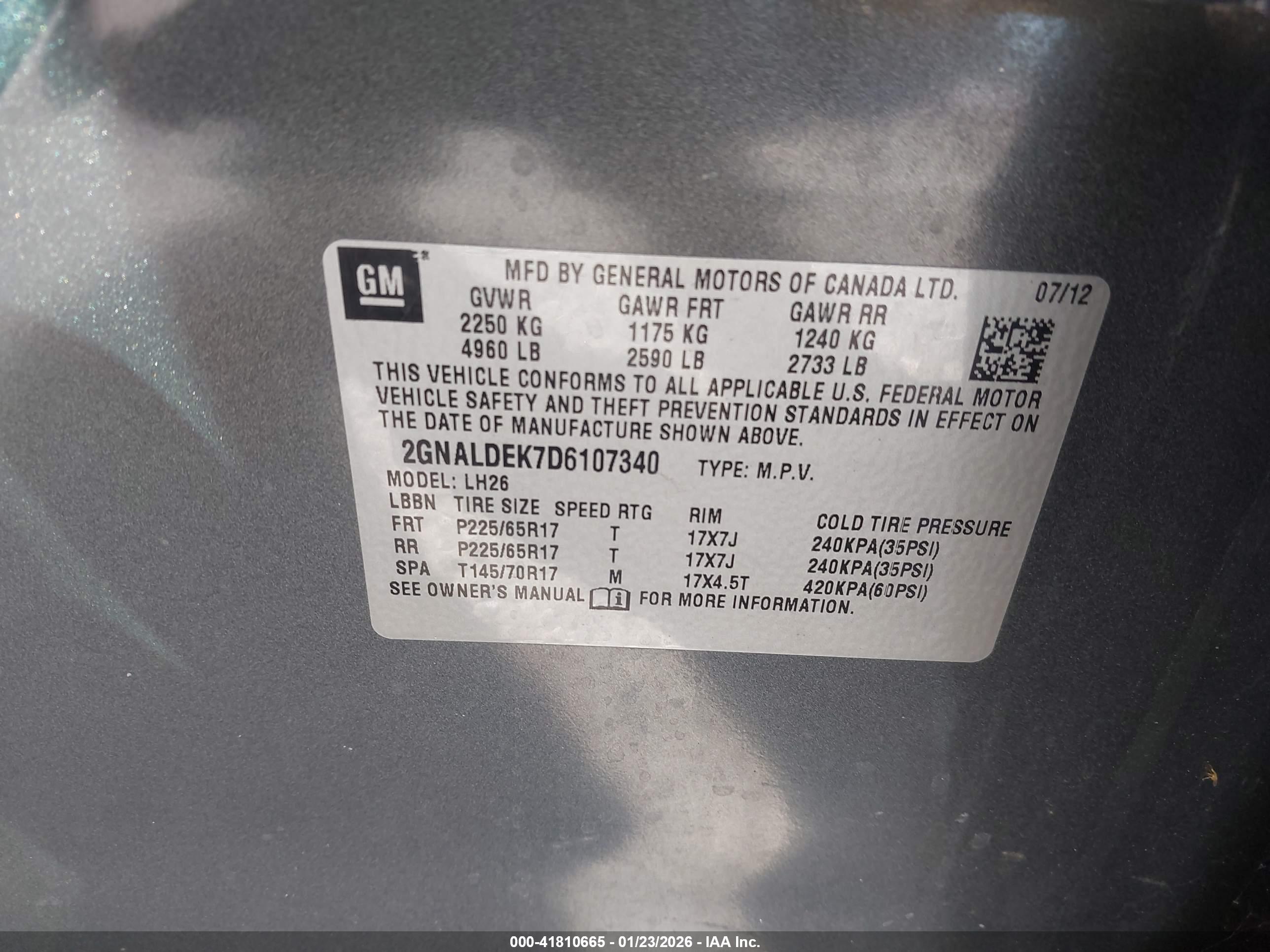 CHEVROLET EQUINOX image 9