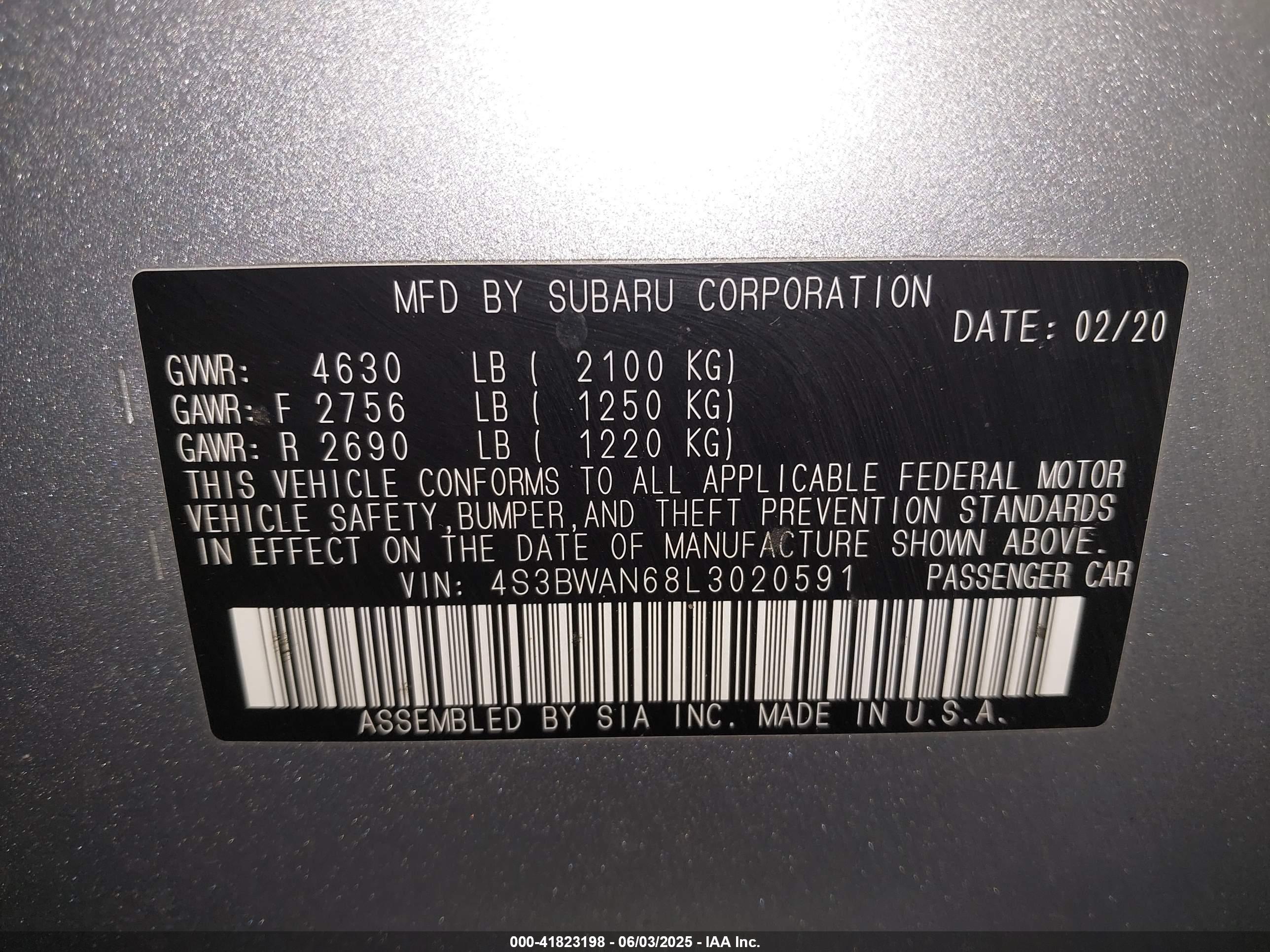 SUBARU LEGACY image 9