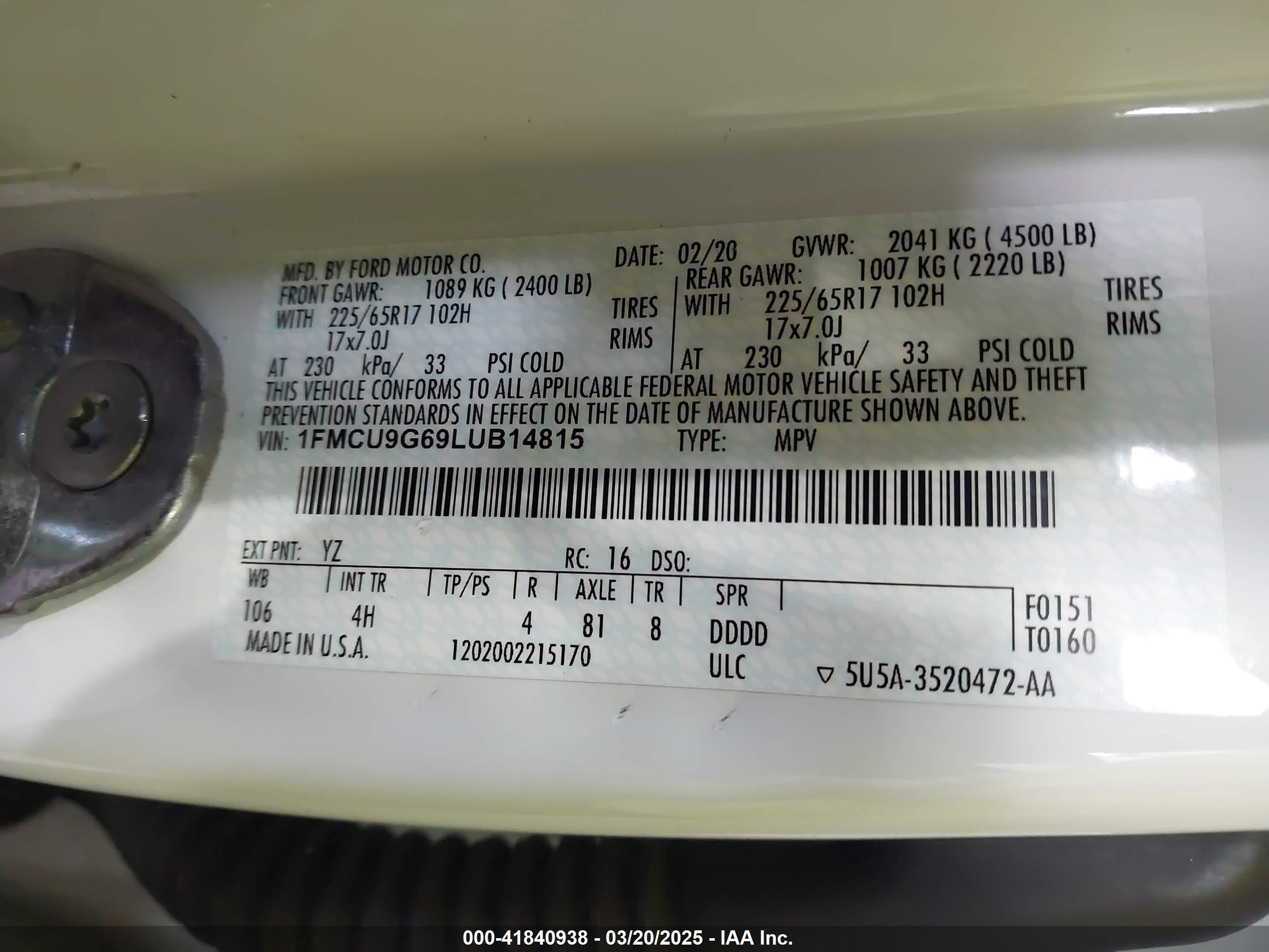FORD ESCAPE image 9